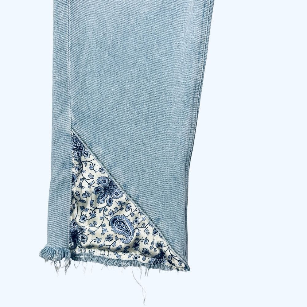 Paige PAIGE Noella Patchwork Crop Jeans Size 30 Size 30" / US 8 / IT 44 - 9 Thumbnail