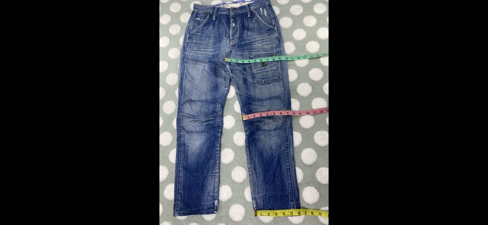 G-Star Vintage G Star Raw 3301 Steel Loose Tapered Button Fly Size US 29 - 6 Thumbnail