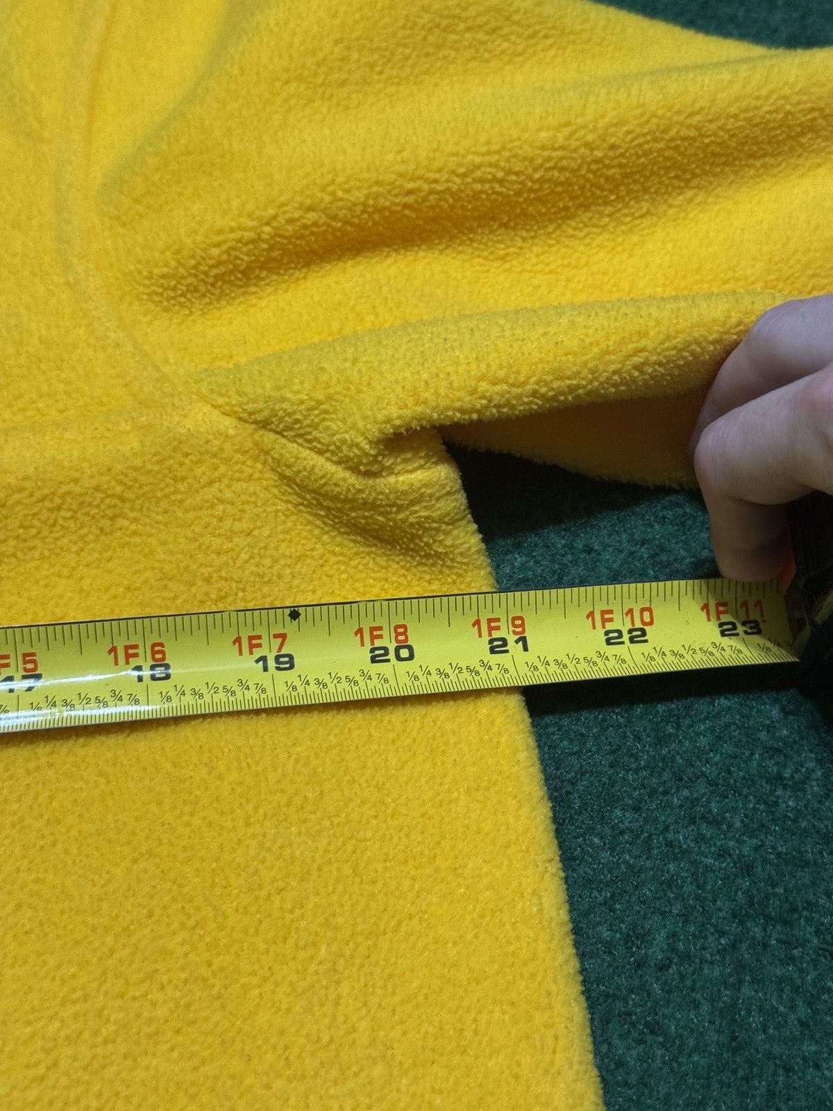 Tommy Hilfiger Vintage 90s Tommy Hilfiger 1/4 Zip Small Yellow Fleece Size US S / EU 44-46 / 1 - 6 Thumbnail