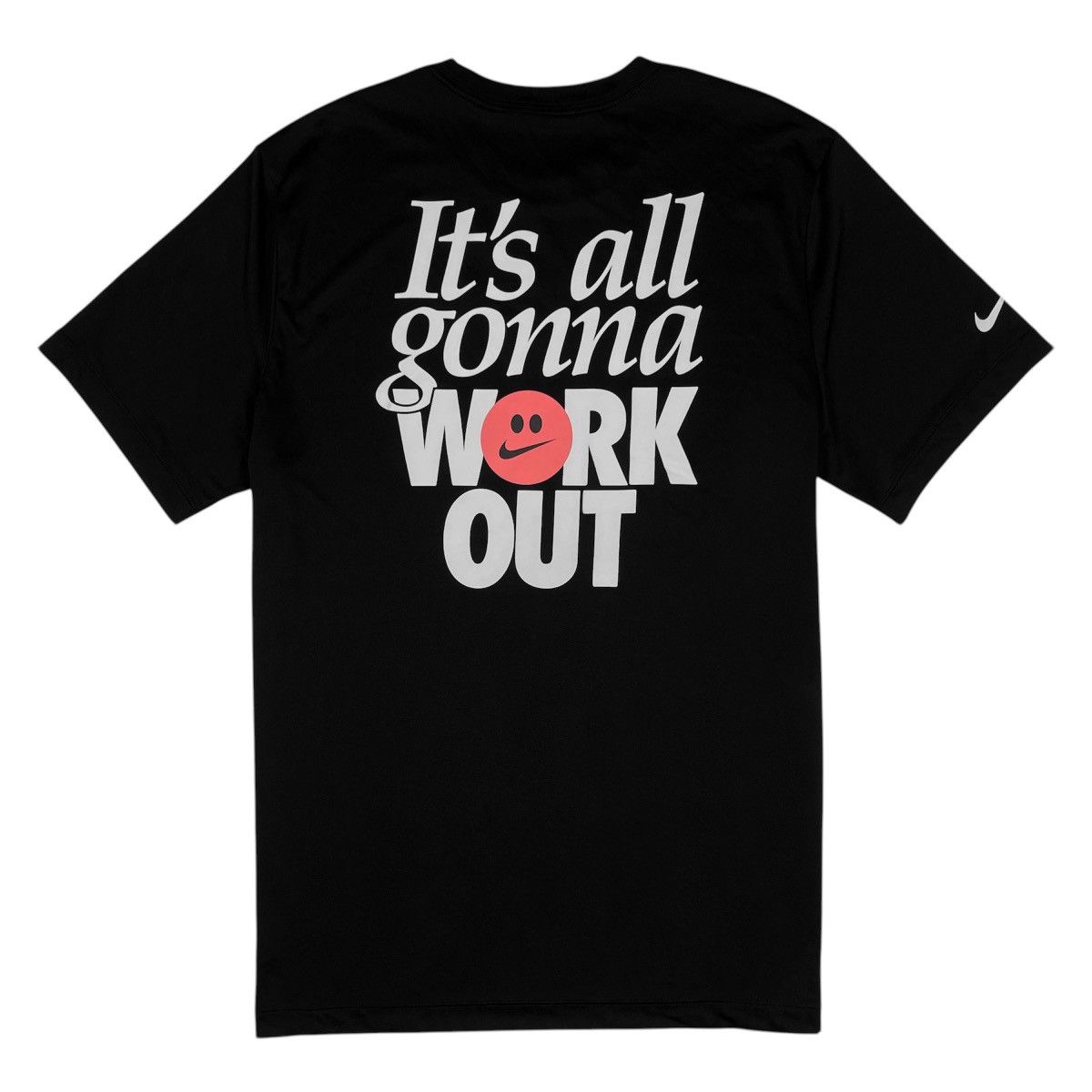 Nike Nike Dri-Fit Training Work Out Graphic T-Shirt Size US L / EU 52-54 / 3 - 3 Thumbnail