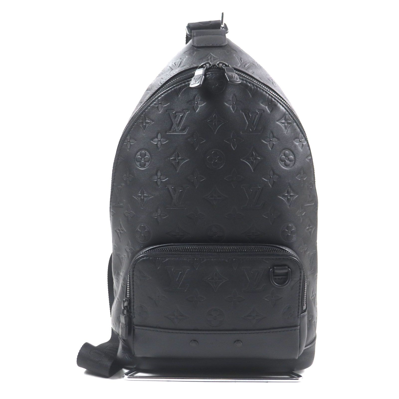 Louis Vuitton Louis Vuitton Monogram Shadow Racer Sling Bag Leather Sling Bag Leather Crossbody Bag M46107 in Black