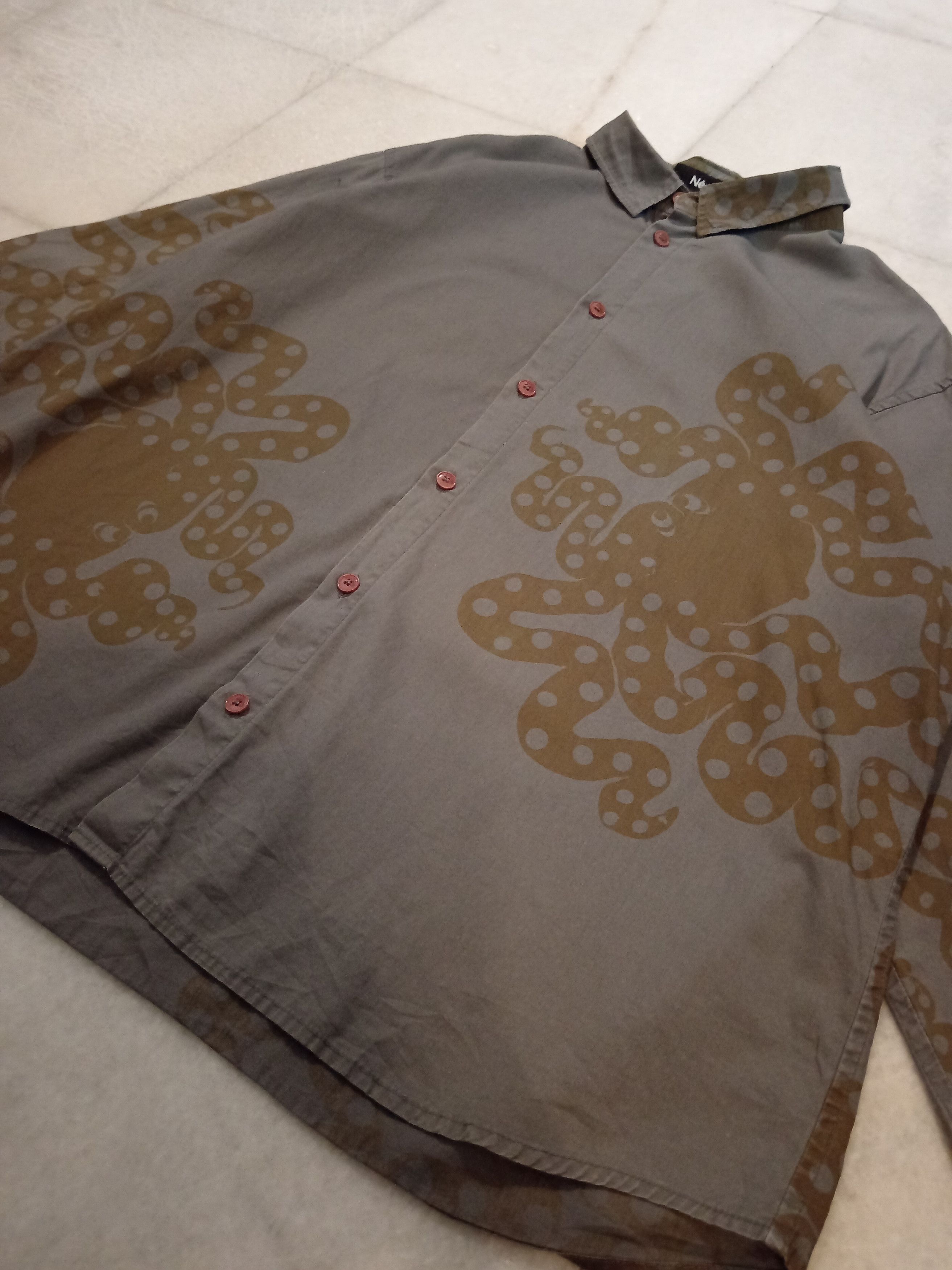 Ne-Net Ne-net × Issey Miyake Button Up Shirt Size XS / US 0-2 / IT 36-38 - 3 Thumbnail