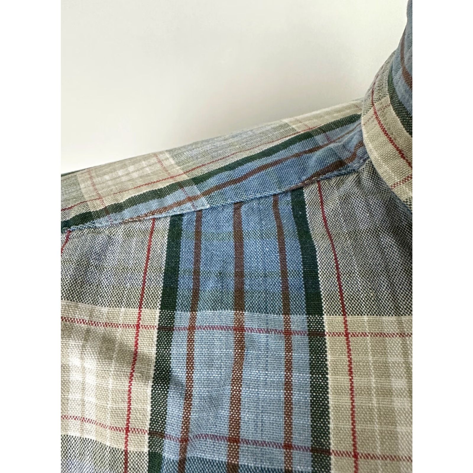 Dockers VINTAGE Dockers Shirt Men M Oversized Plaid Blue 90s Cotton Button-Up Casual Business Travel Headline: 90s/Preppy Theme, Mens Size US M / EU 48-50 / 2 - 3 Thumbnail