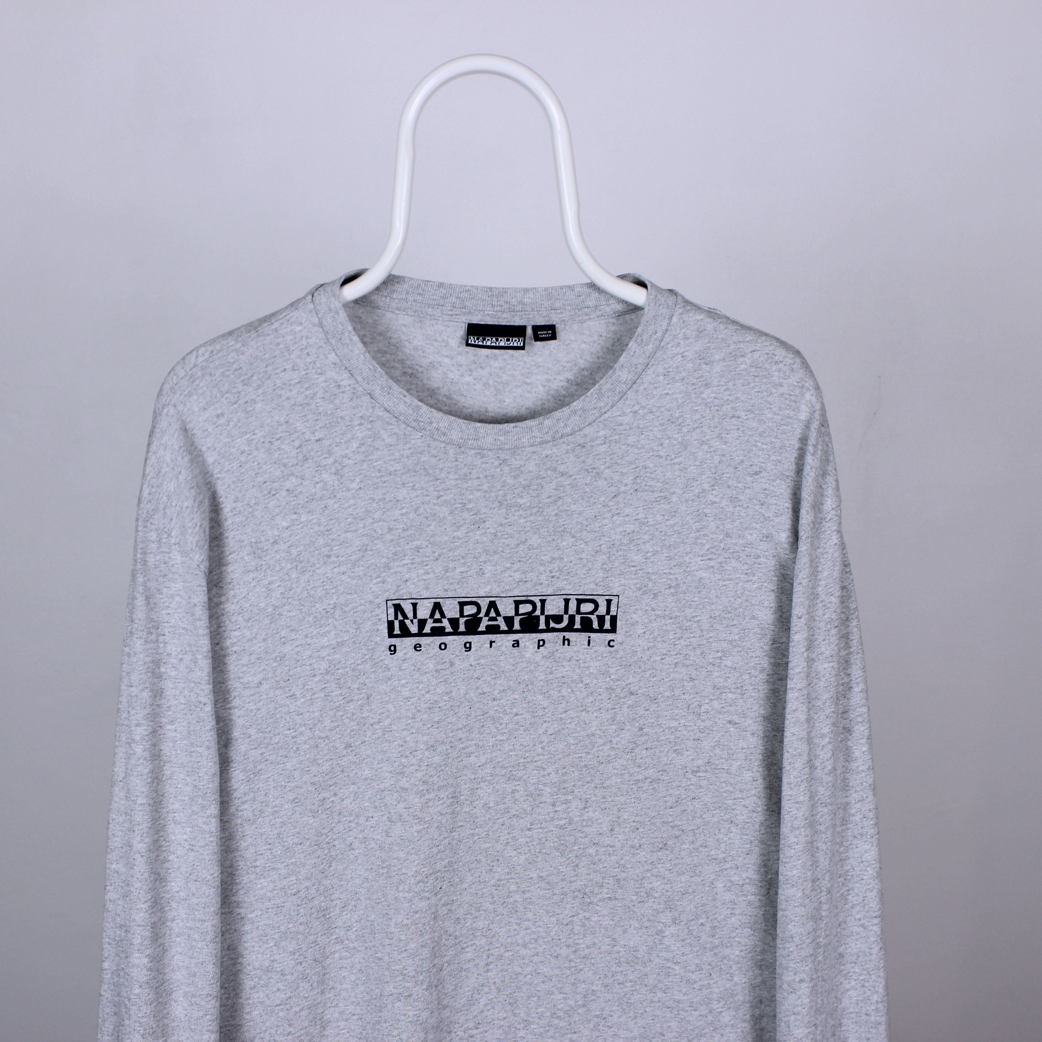Napapijri Napapijri long sleeve men cotton S gray Size US S / EU 44-46 / 1 - 1 Thumbnail