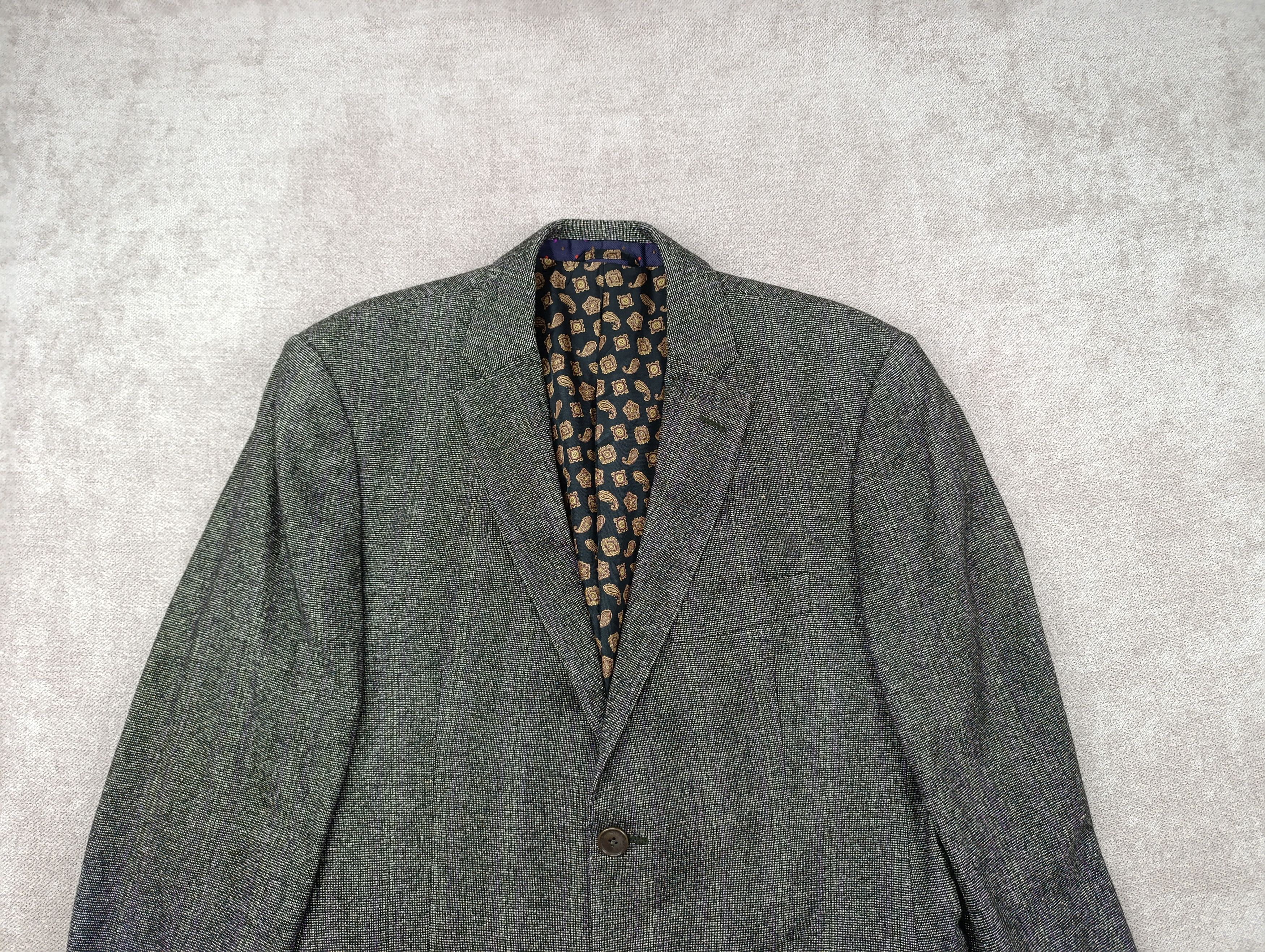 Etro Etro Milano Mens Classic Wool/Silk Suit Size 50R - 3 Thumbnail