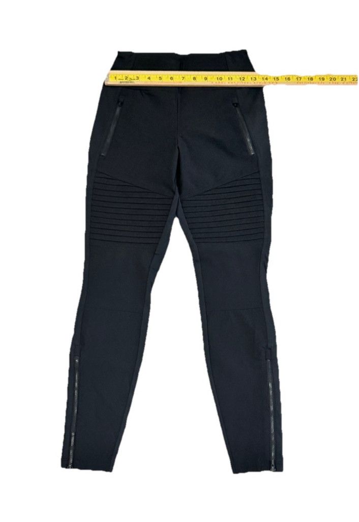 Athleta ATHLETA HEADLANDS HYBRID MOTO TIGHT 27” BLACK COLOR SIZE 4 Size 27" / US 4 / IT 40 - 3 Thumbnail