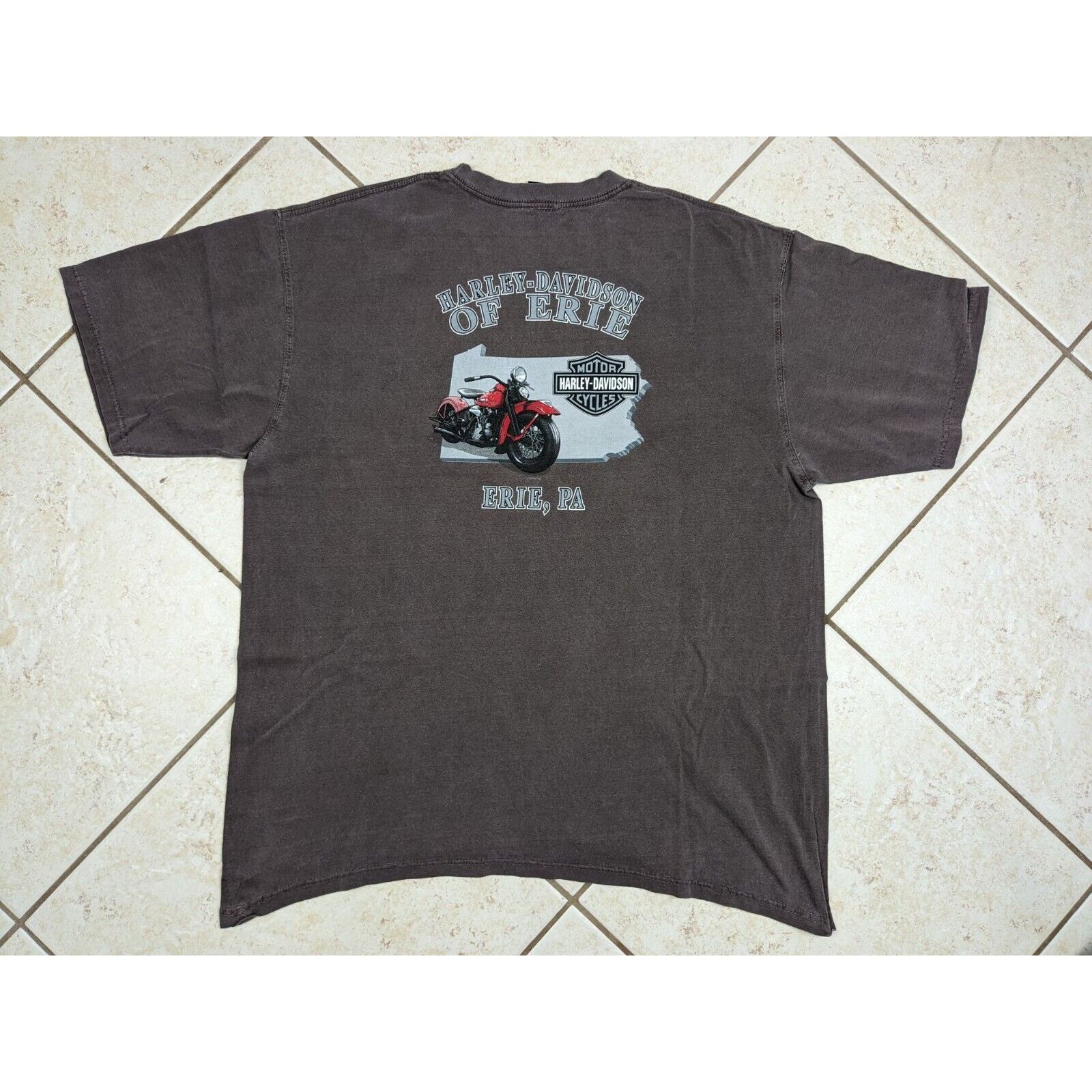 Harley Davidson Y2k Harley Davidson Men's XL Vtg Erie Pennsylvania PA Size US XL / EU 56 / 4 - 6 Thumbnail
