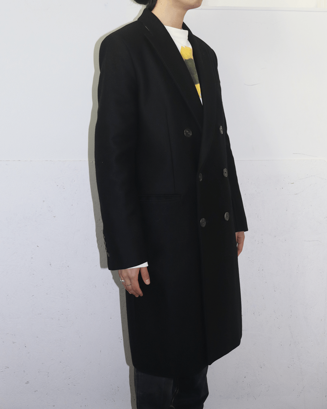 AMI AMI AW15 Double-Breasted Tuskania Wool Coat Size US M / EU 48-50 / 2 - 3 Thumbnail