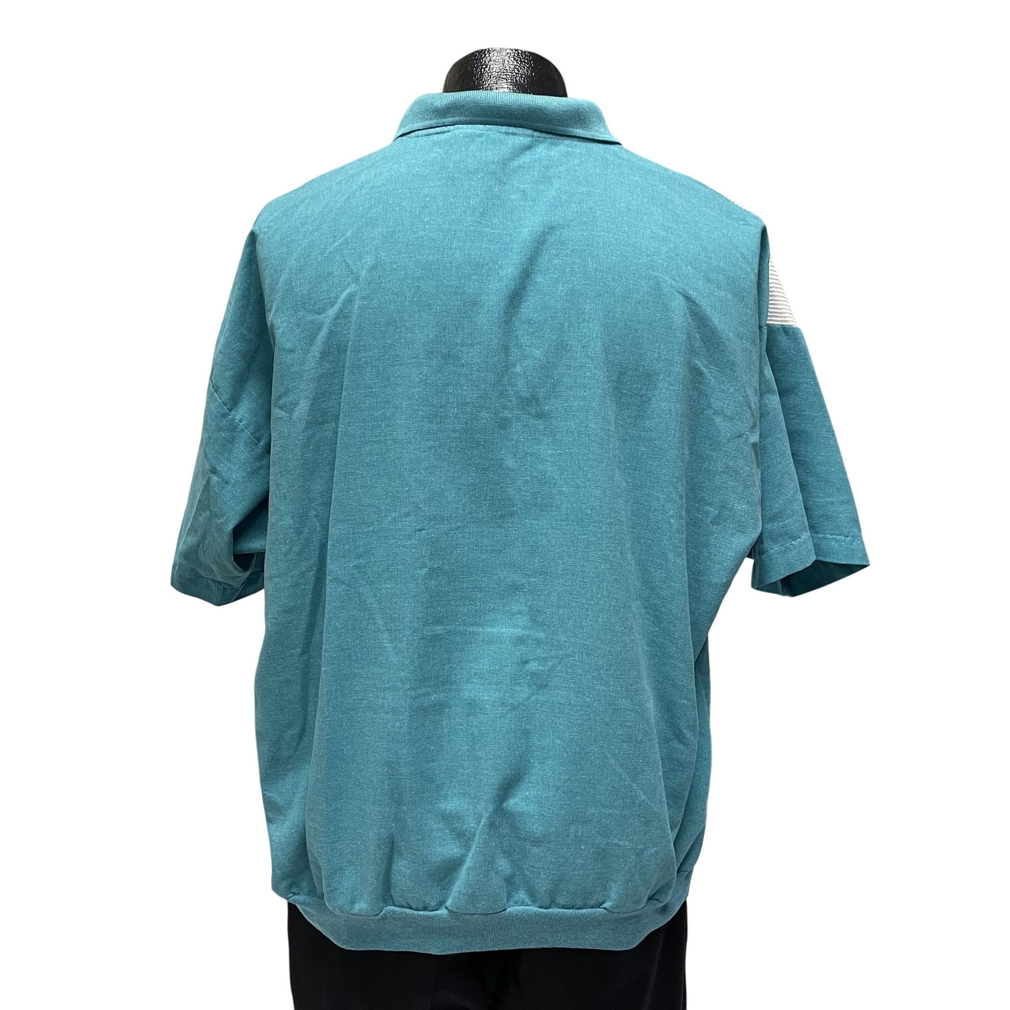 Other Vtg Ash Creek BLUE White POLO Banded Waist Golf Shirt Size US XL / EU 56 / 4 - 3 Thumbnail