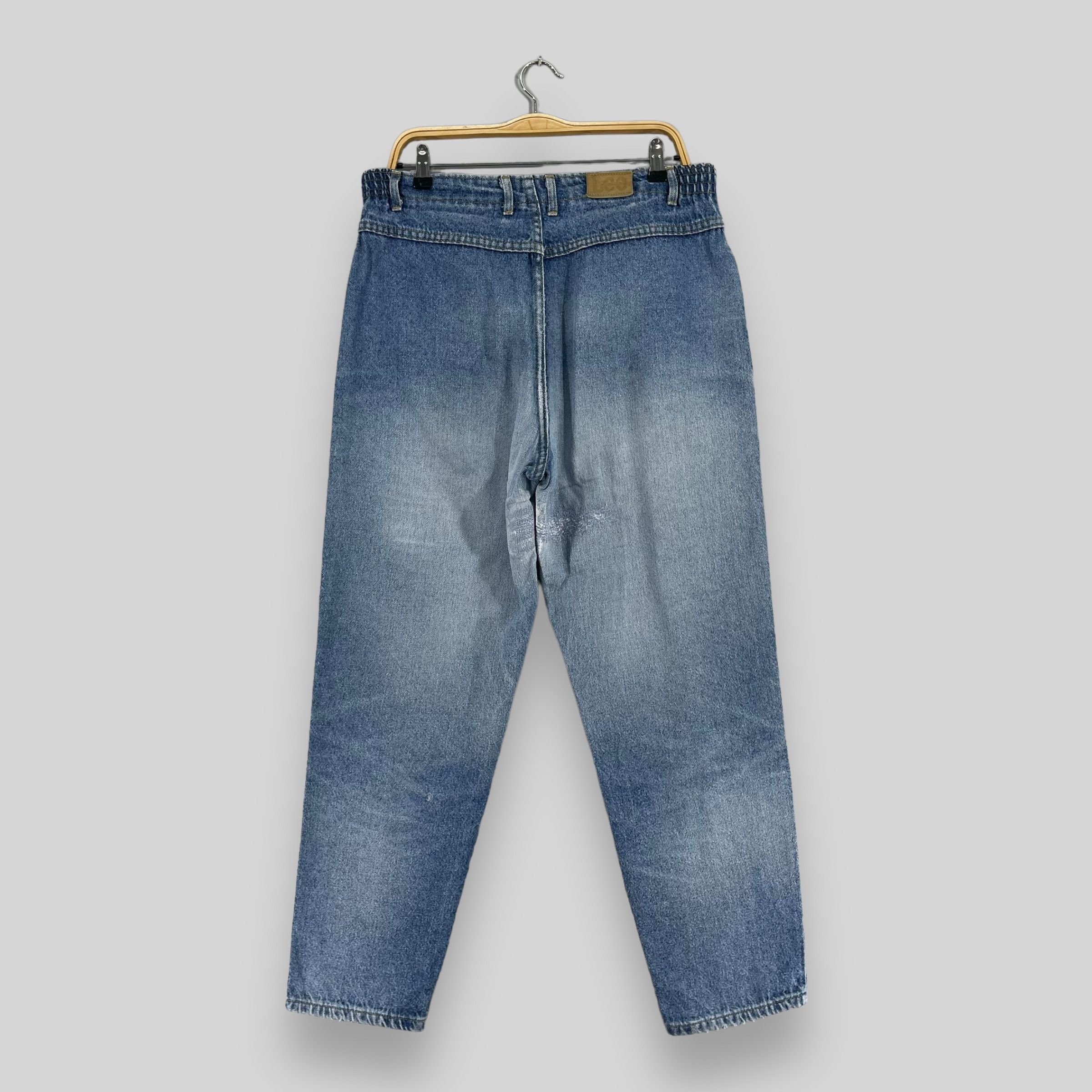Lee Size 34 Vintage Distressed Lee High Waisted Petite Jeans Size 34" / US 12 / IT 48 - 7 Thumbnail