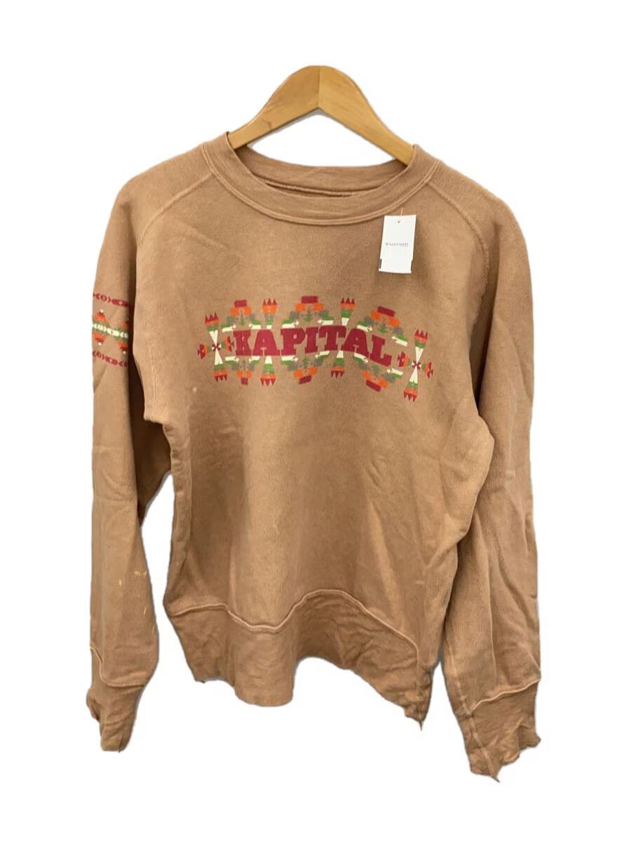 Kapital Tribal Logo Raglan Sweatshirt Size US M / EU 48-50 / 2 - 1 Thumbnail