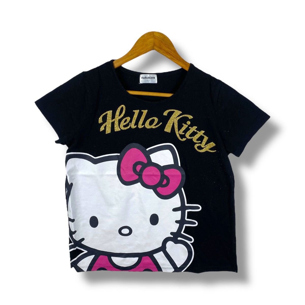 Cartoon Network × Japanese Brand × Vintage Women HELLO KITTY Japanese Animated Cartoon Graphic Tee Size L / US 10 / IT 46 - 1 Thumbnail