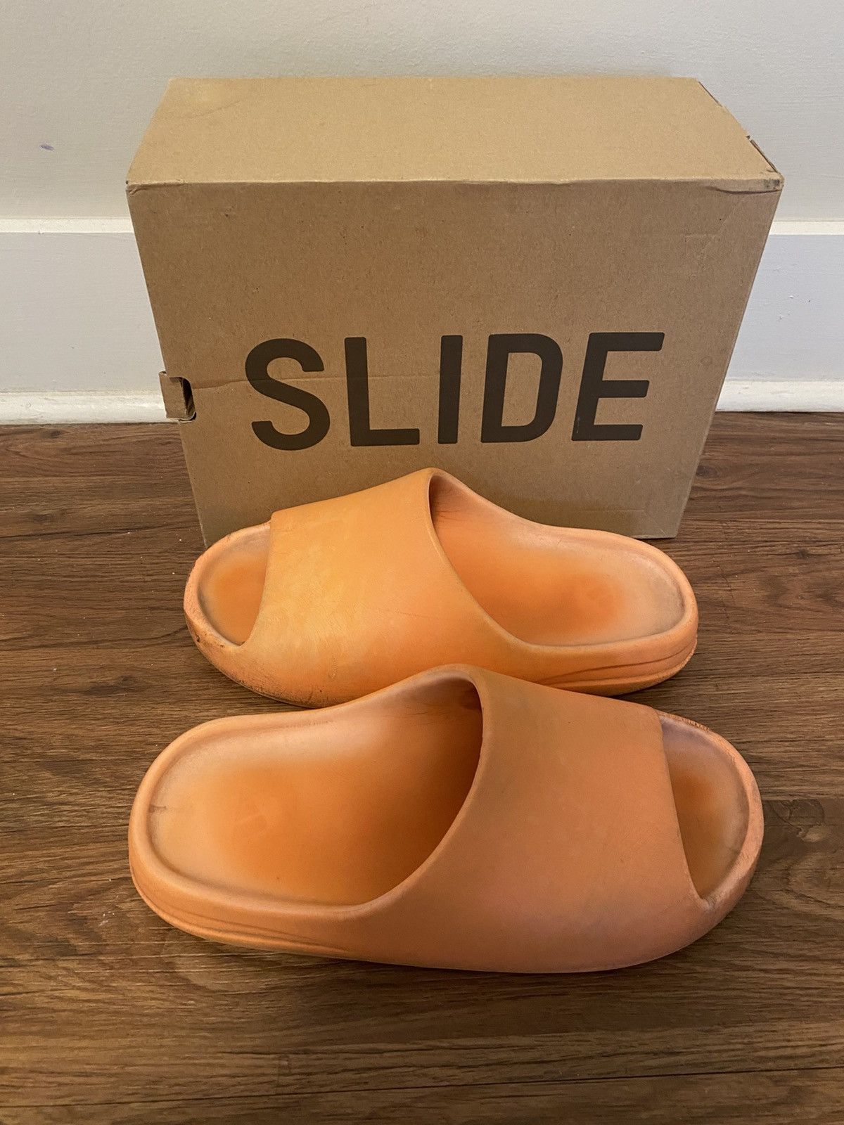 Adidas Yeezy Slides Enflame Orange