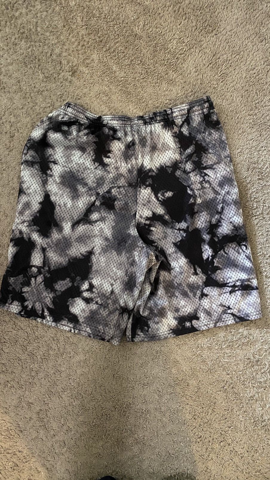 Champion Black and grey tie dye champion shorts Size US 33 - 2 Thumbnail
