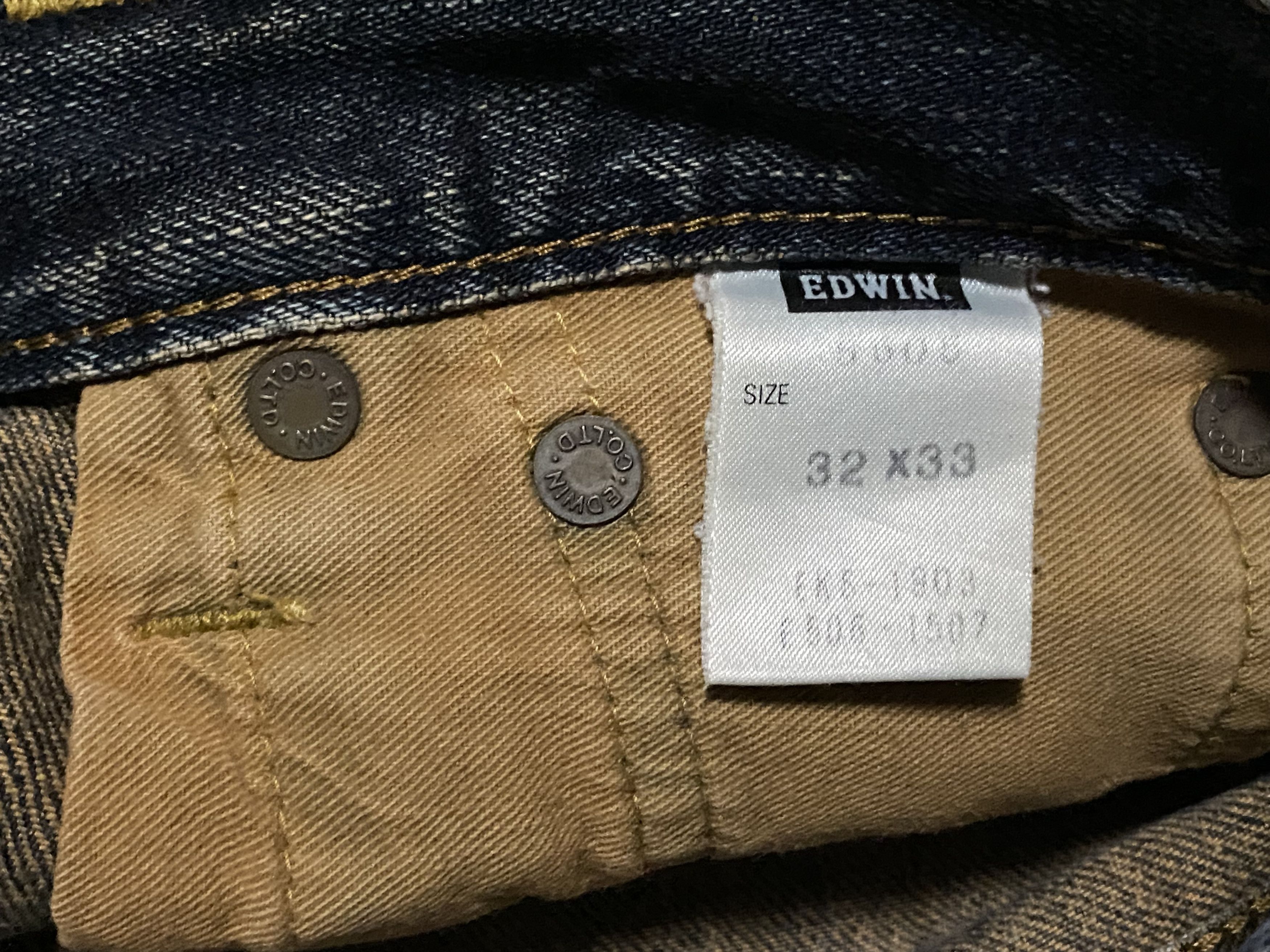 Edwin Vintage Edwin 505zx Mud Wash Selvedge Distressed Jeans Size US 32 / EU 48 - 18 Thumbnail