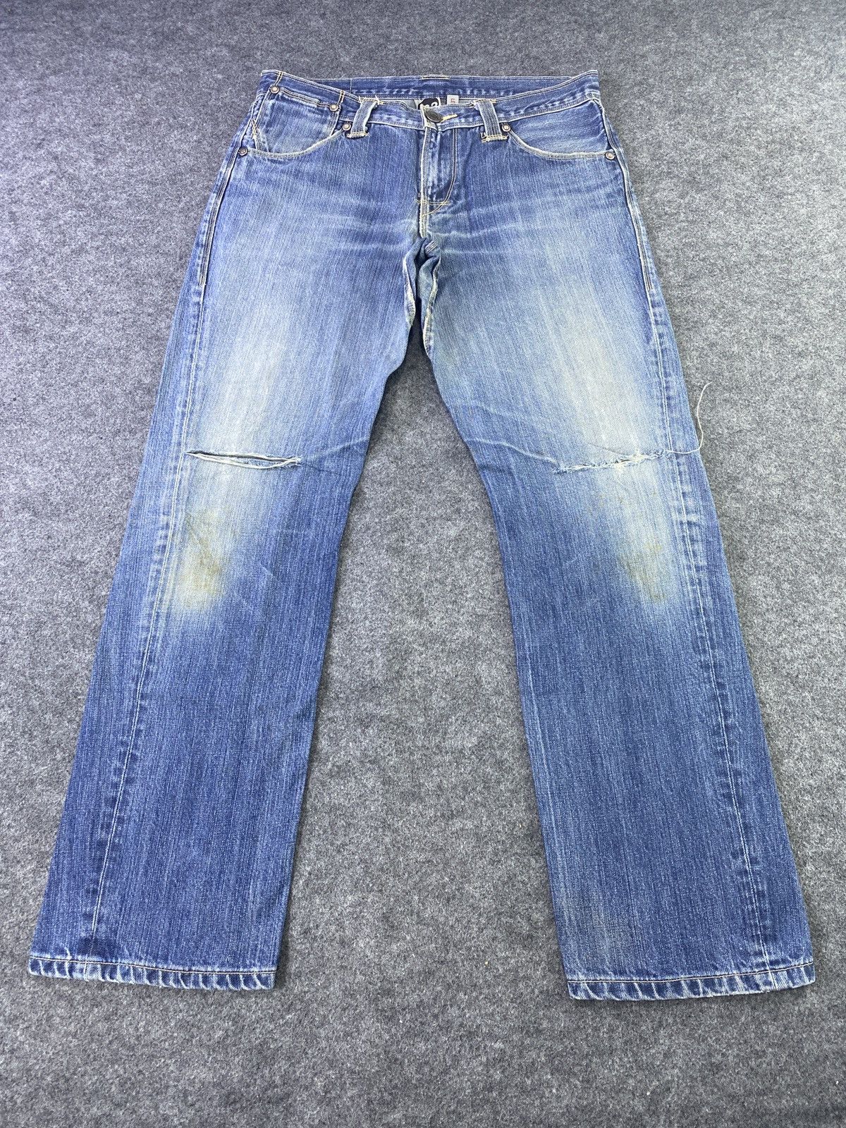 Levi's Vintage Levi's Engineered Jeans Distress Blue Wash - J916 Size US 33 - 2 Thumbnail