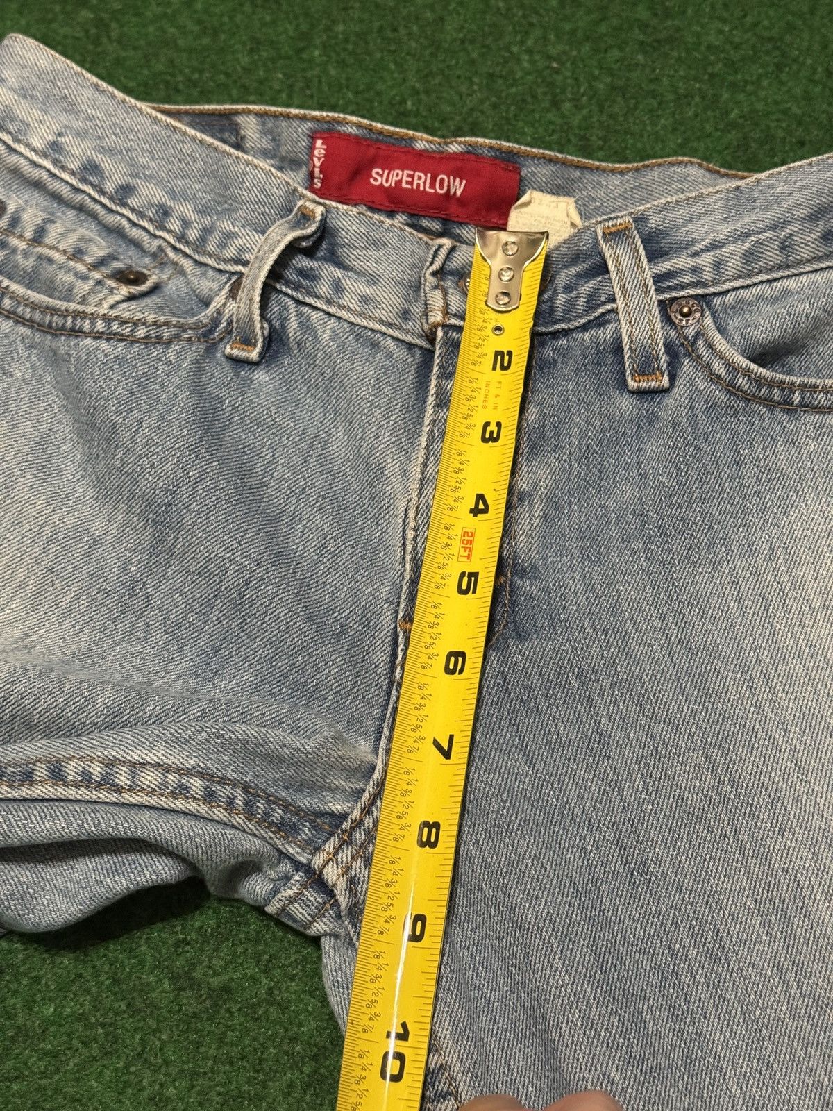 Levi's Vintage Clothing Vintage Levi’s 518 Super Low Rise Bootcut Flare 30x30 Jeans Size 30" / US 8 / IT 44 - 12 Thumbnail