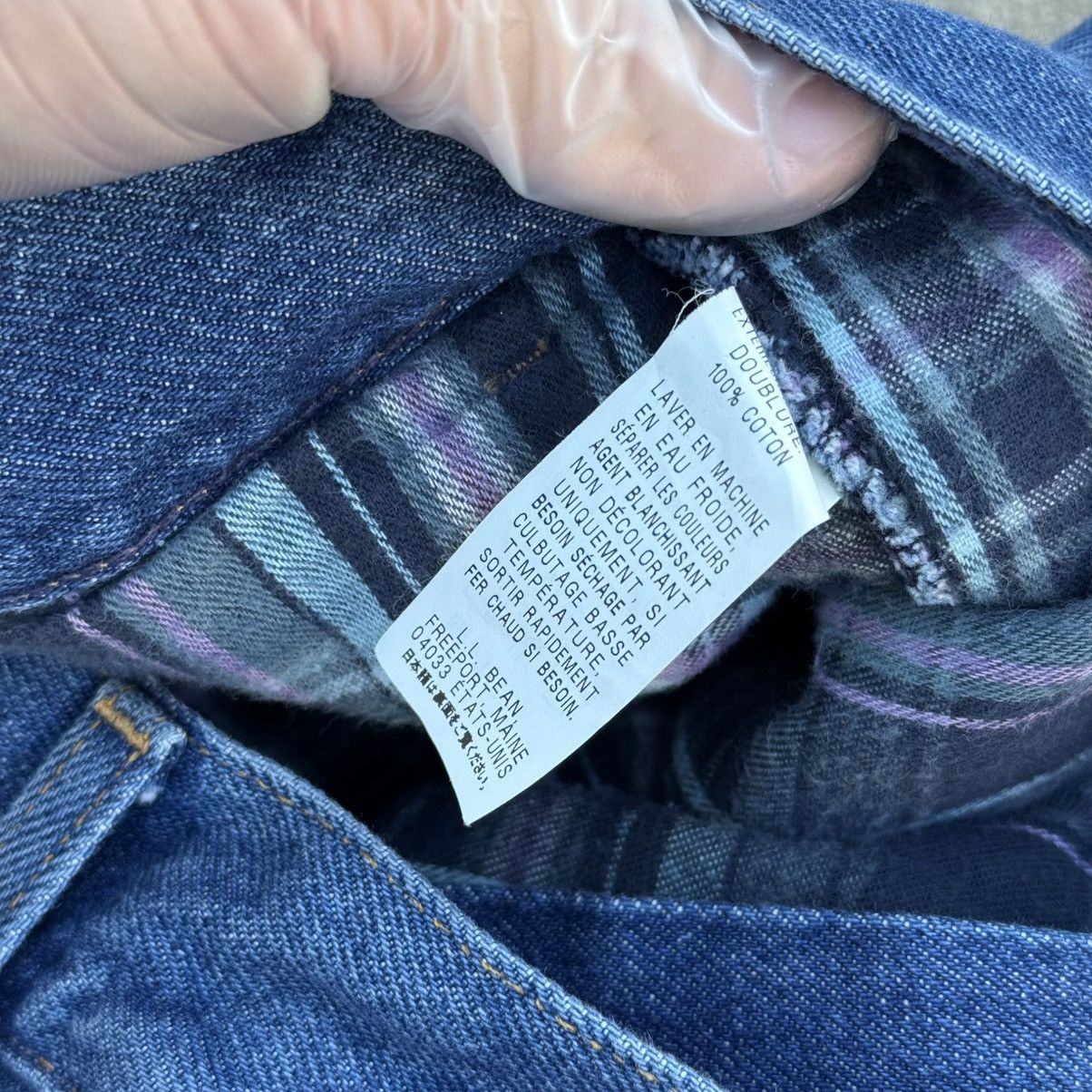 L.L. Bean × Vintage Vintage L.L. Bean Original Fit Flannel Lined Jeans 14 PET Size 32" / US 10 / IT 46 - 6 Thumbnail