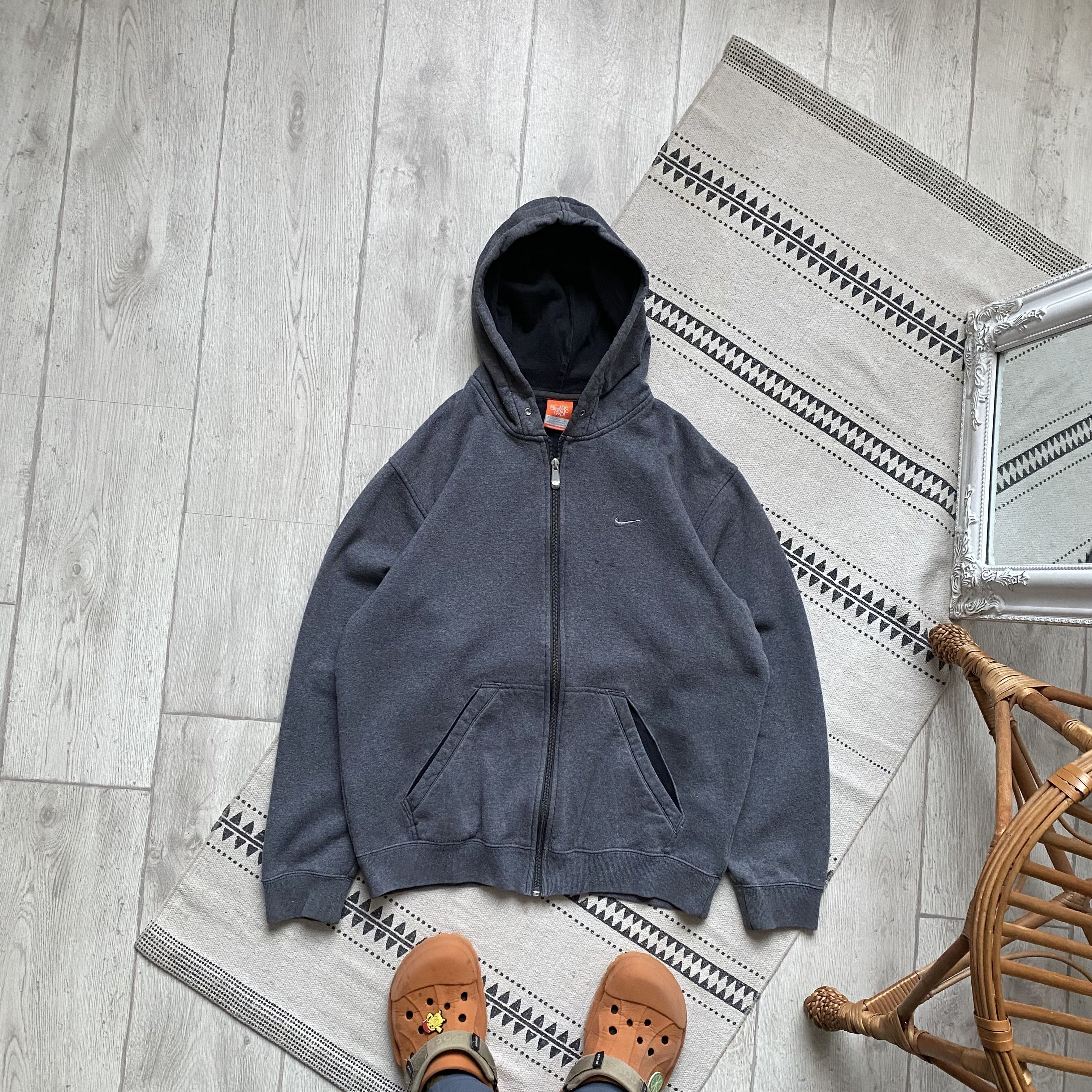 Nike × Supreme NEW Grey Nike x Supreme SS25 Zip Up Hoodie