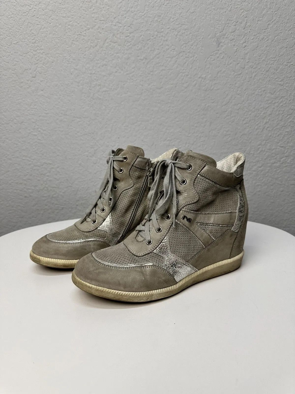 Leather Boots Isabel Marant wedge sneakers Avantgarde