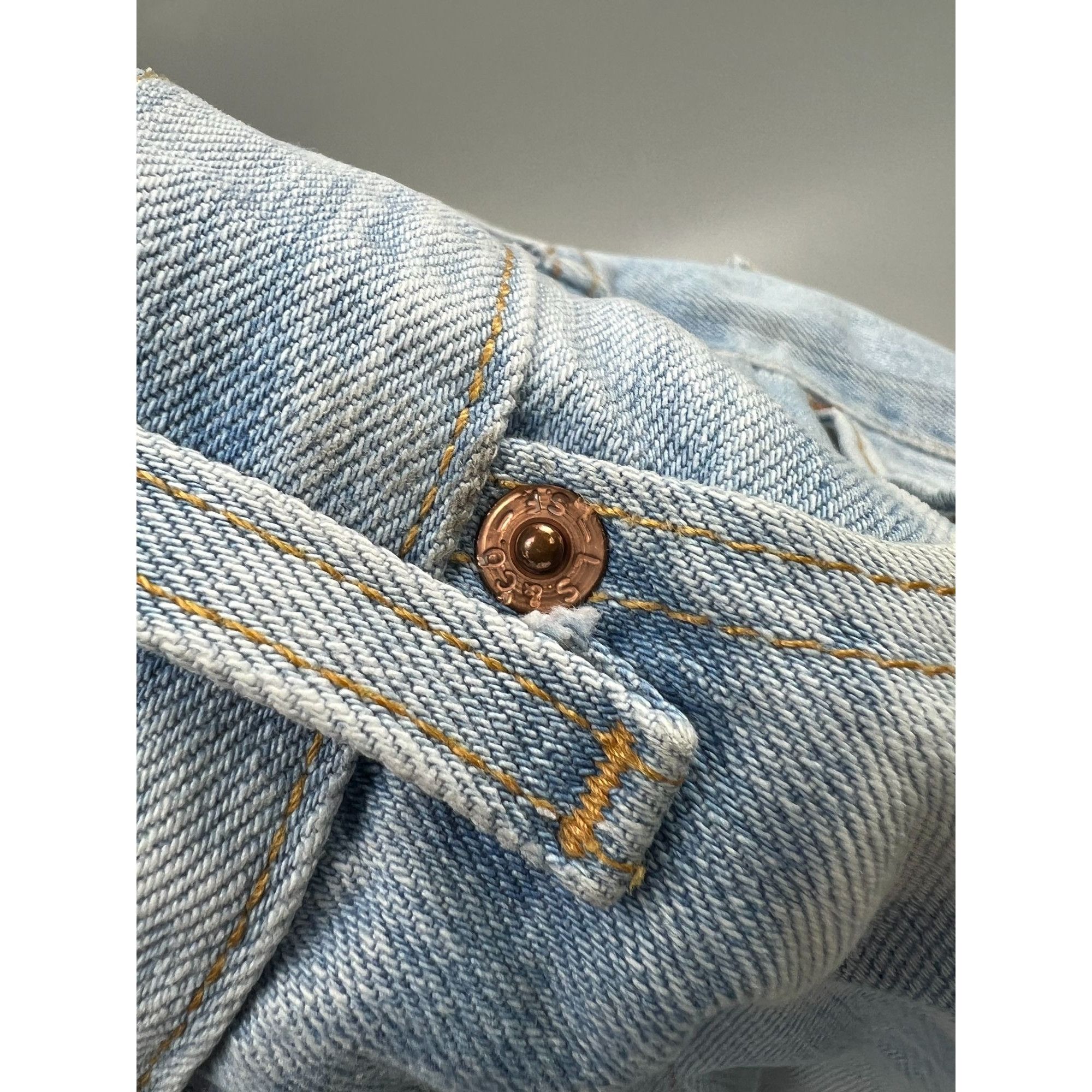 Levi's Levi’s 501 Acid Light Wash Denim Jeans Pants (Y0897) Size US 36 / EU 52 - 6 Thumbnail