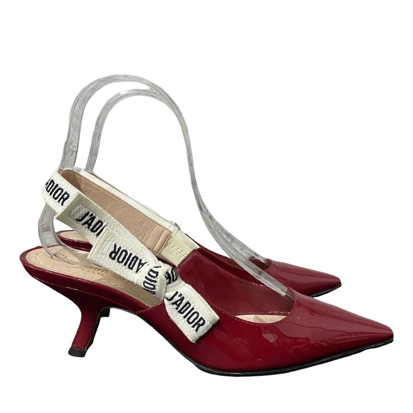 Dior Dior J'Adior Patent Slingback Heels Size 35.5 Size US 5.5 / IT 35.5 - 1 Thumbnail