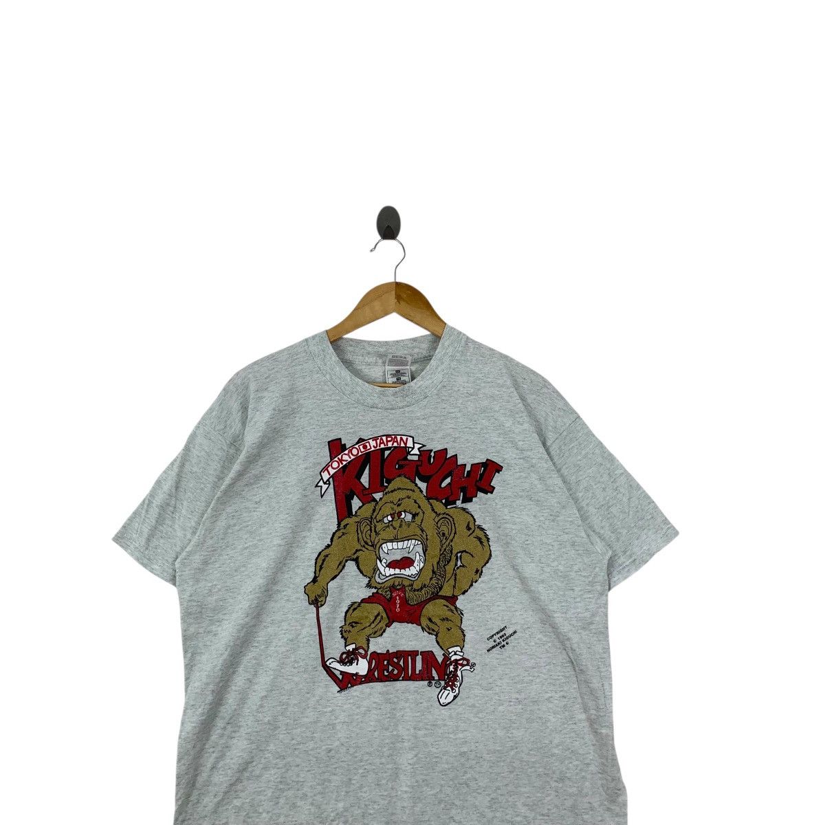 Vintage Vintage 1992 NORIAKI KIGUCHI WRESTLING Martial Art Tee Size US XL / EU 56 / 4 - 2 Thumbnail