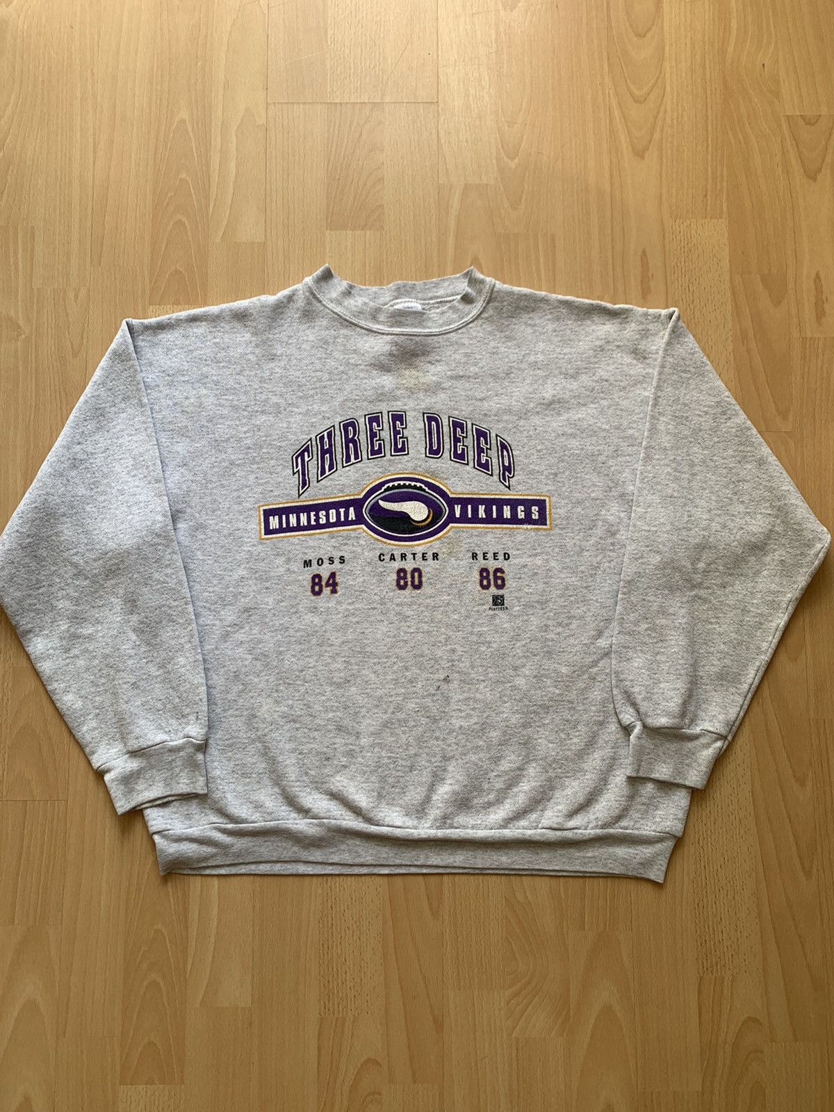 Vintage 80s MINNESOTA VIKINGS NFL Logo 7 Sweatshirt YL – XL3