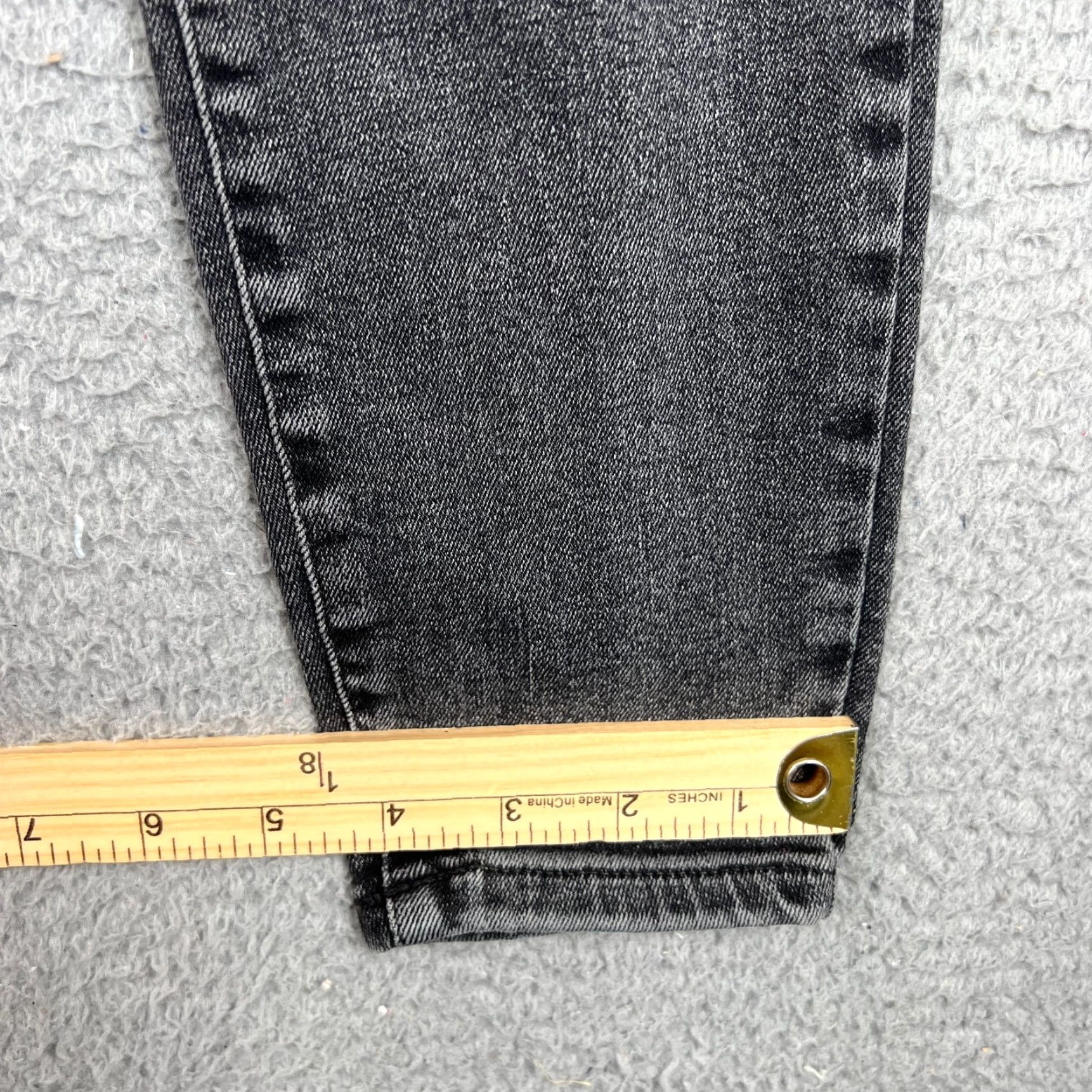 Everlane Everlane High Rise Straight Ankle Jeans Womens 26 Black Denim Size 24" / US 00 / IT 34 - 2 Thumbnail