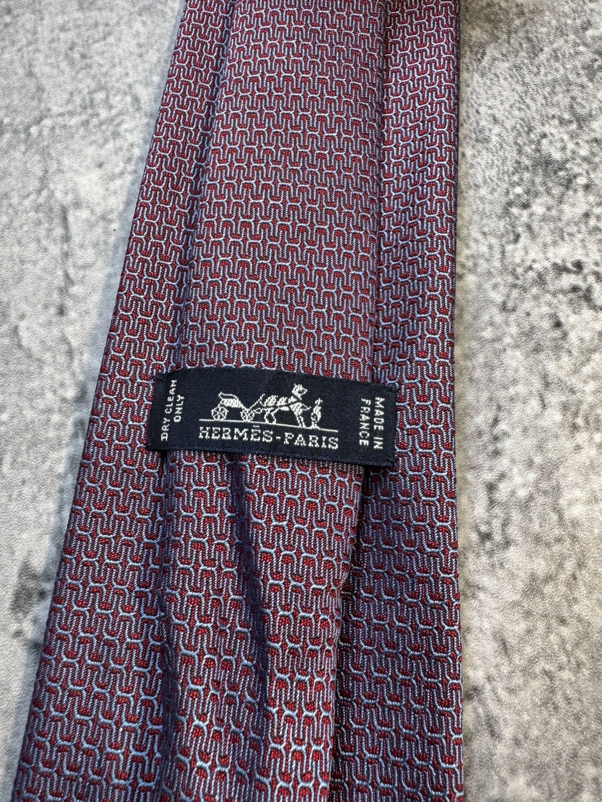 Hermes Hermes tie 100% slik Size ONE SIZE - 2 Thumbnail