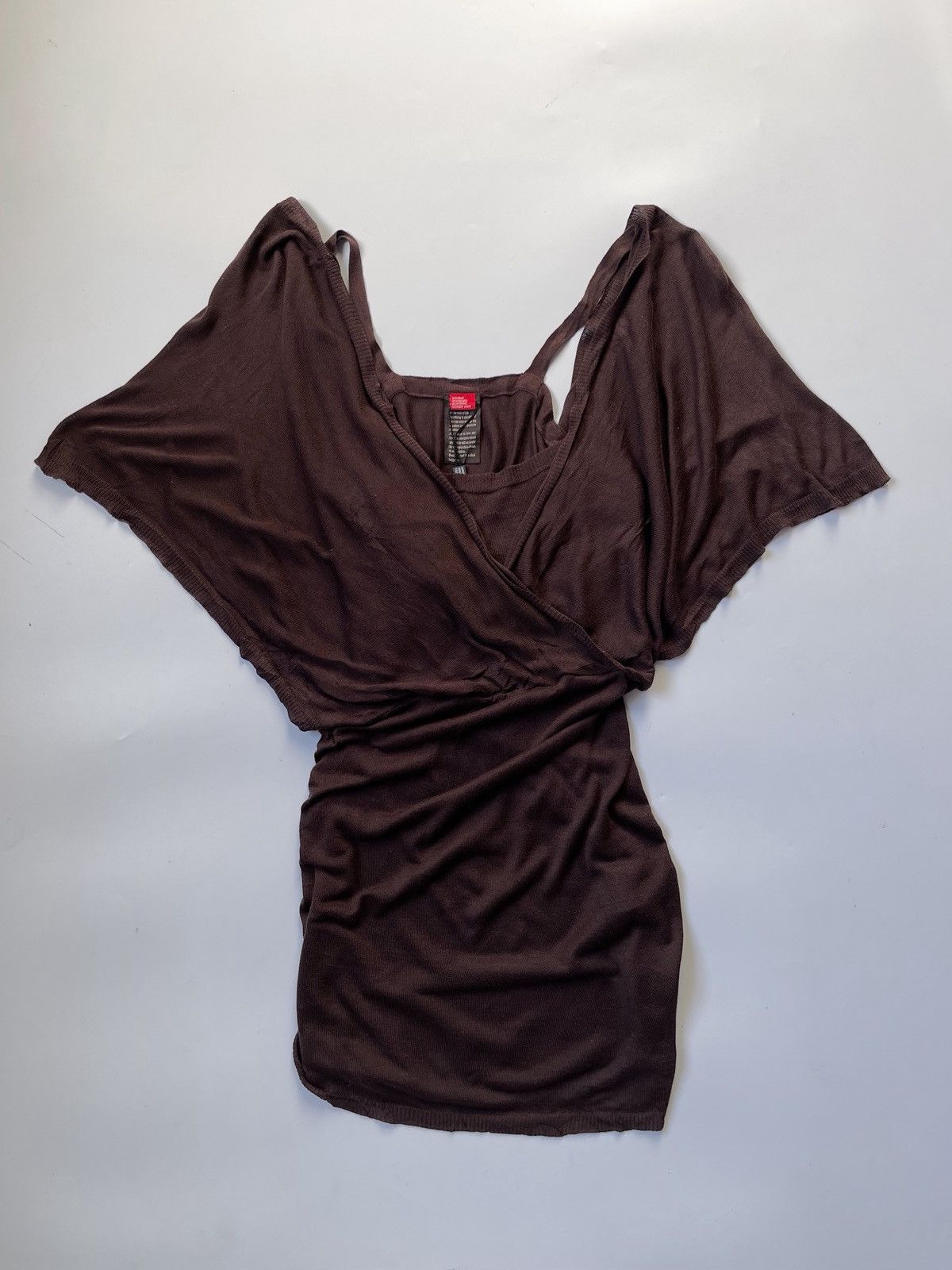 Journal Standard Double Standard Clothing Multi-Way Draped Batwing Knit Top Size ONE SIZE - 10 Thumbnail