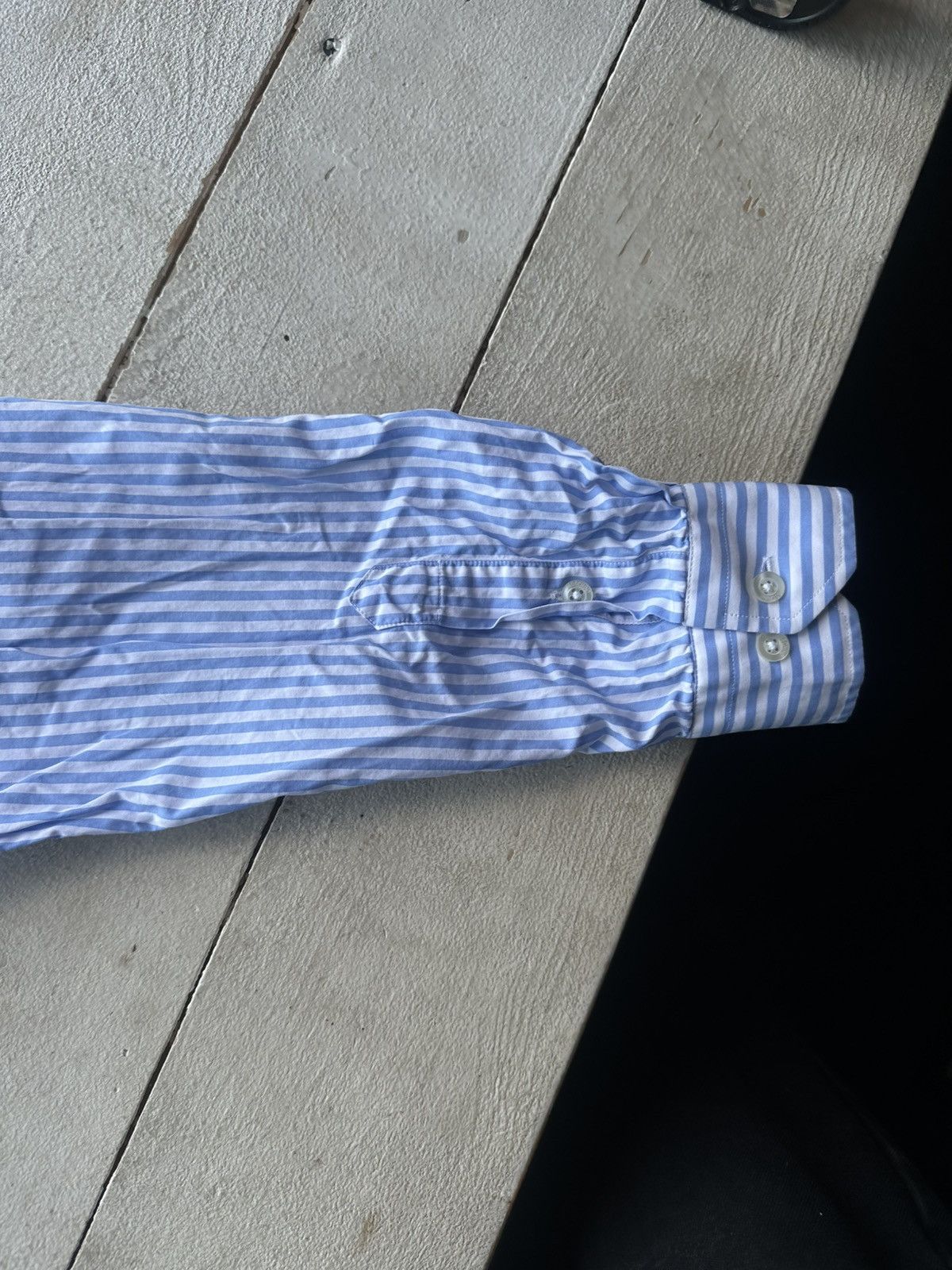 Moschino 🚨MOSCHINO Vintage WITH LOGO STRIPED Button Up Shirt HEART Size US M / EU 48-50 / 2 - 13 Thumbnail