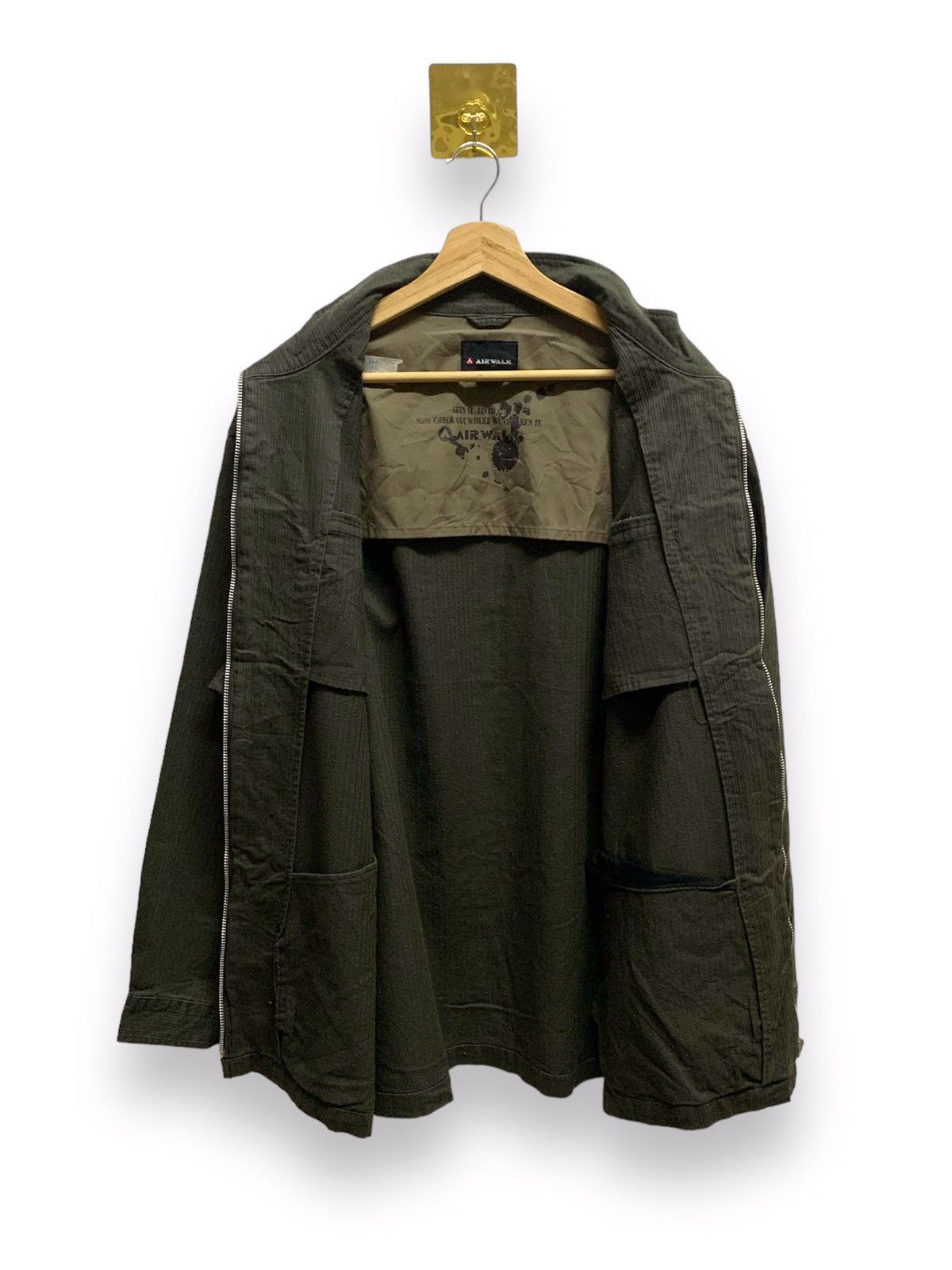 Airwalk AIRWALK Corduroy Zipper Jacket Size US XXL / EU 58 / 5 - 6 Thumbnail