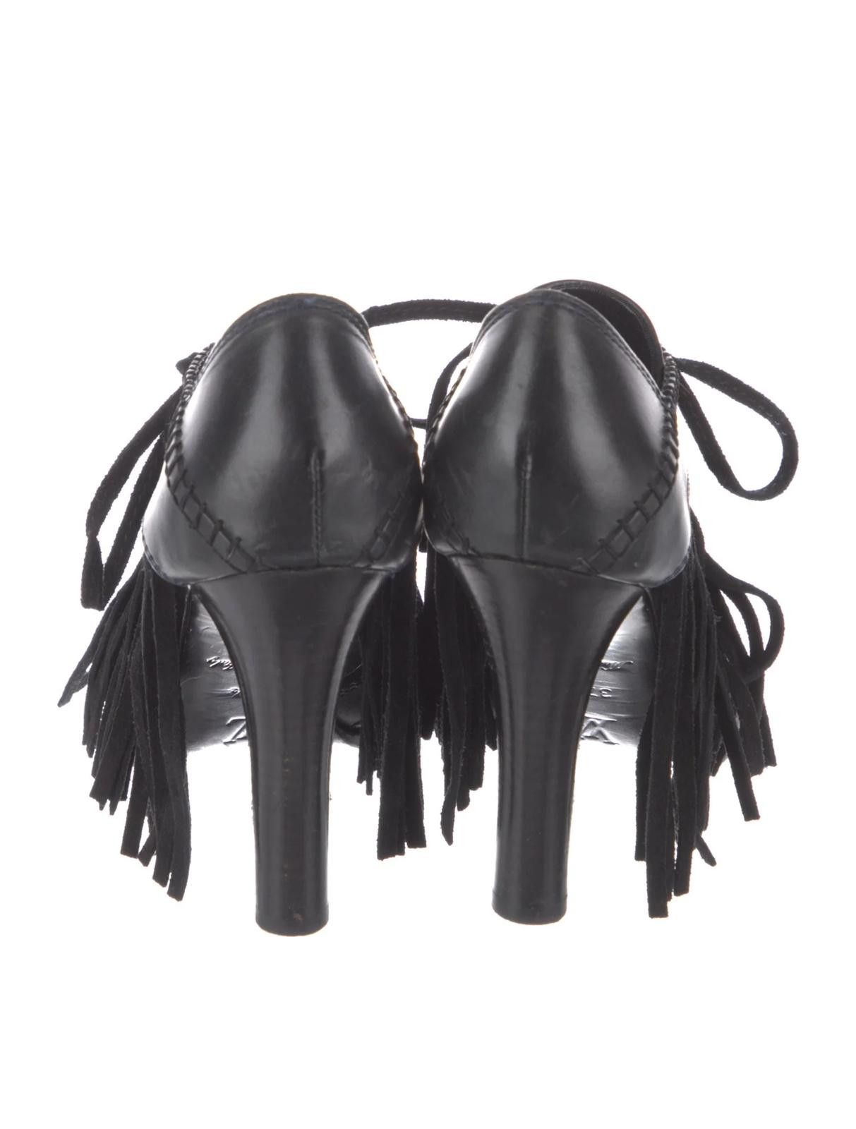 Louis Vuitton Louis Vuitton Leather Fringe Accent D'Orsays US6.5 EU37.5 Size US 6.5 / IT 36.5 - 4 Thumbnail