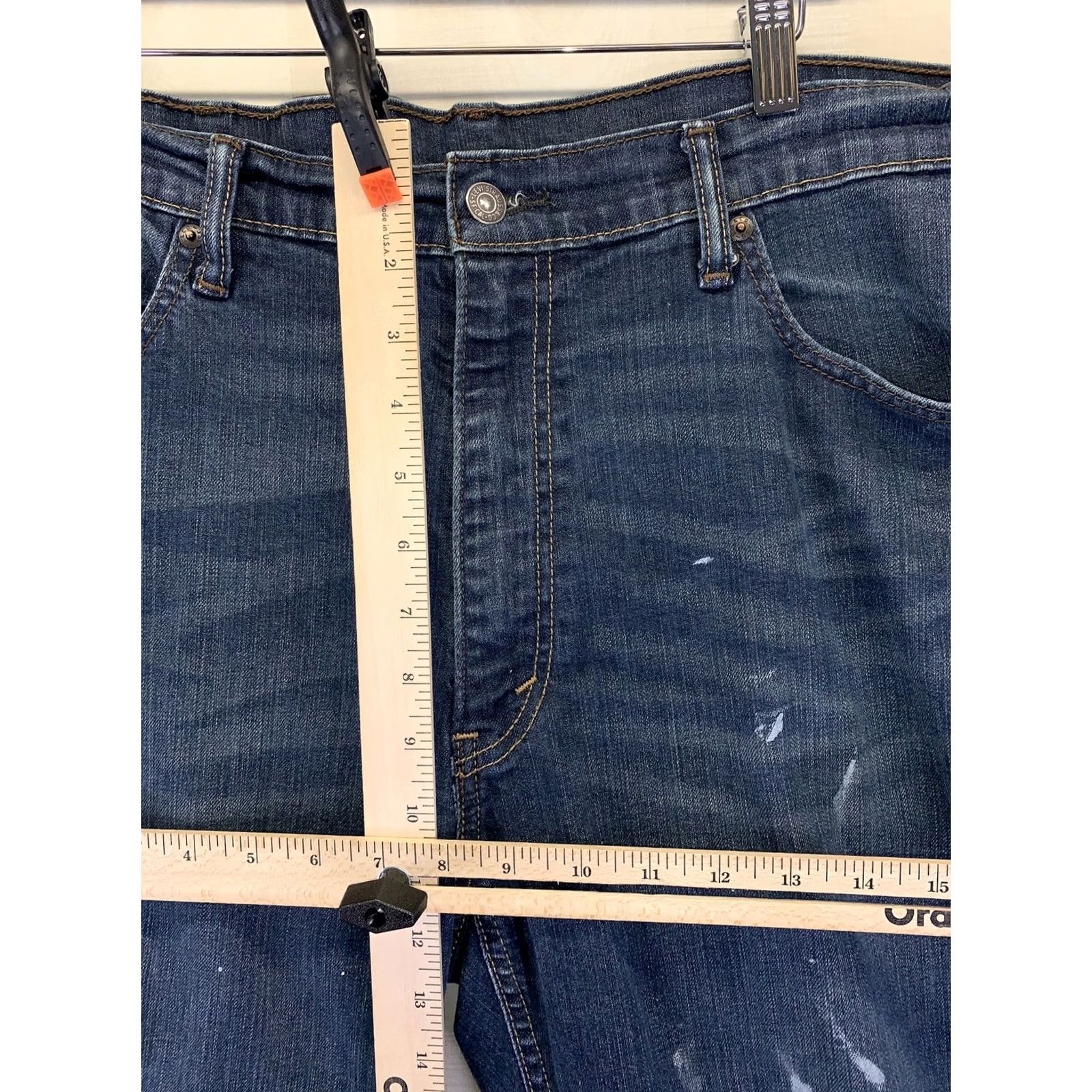 Levi's Levi’s 541 Jeans Distressed Denim Cotton Blend 38x29 5-Pocket Regular Mens Blue Vintage No XS? Size US 38 / EU 54 - 3 Thumbnail
