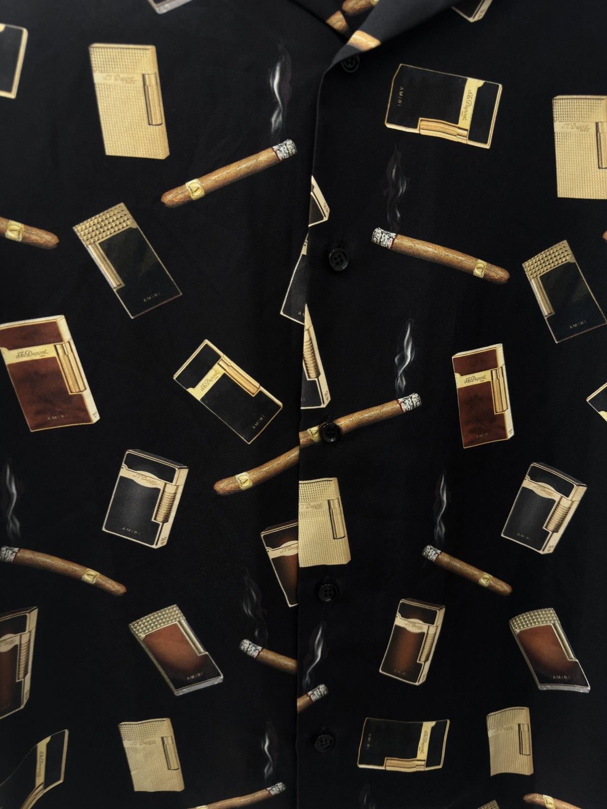 Amiri Amiri Cigar Button Up Shirt Size US XS / EU 42 / 0 - 2 Thumbnail