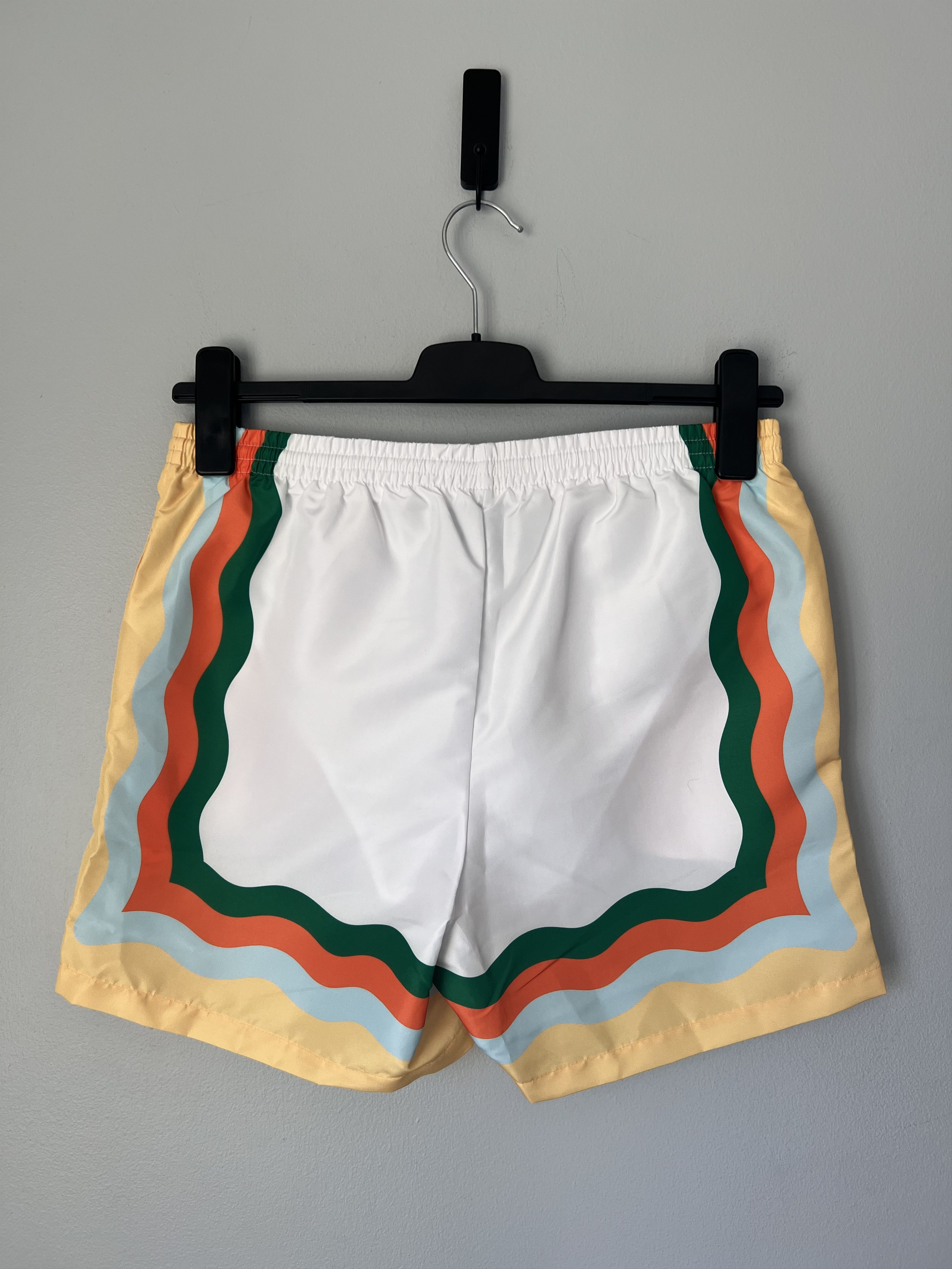 Casablanca Casablanca Printed Swim Shorts in White Wave Size US 30 / EU 46 - 4 Thumbnail