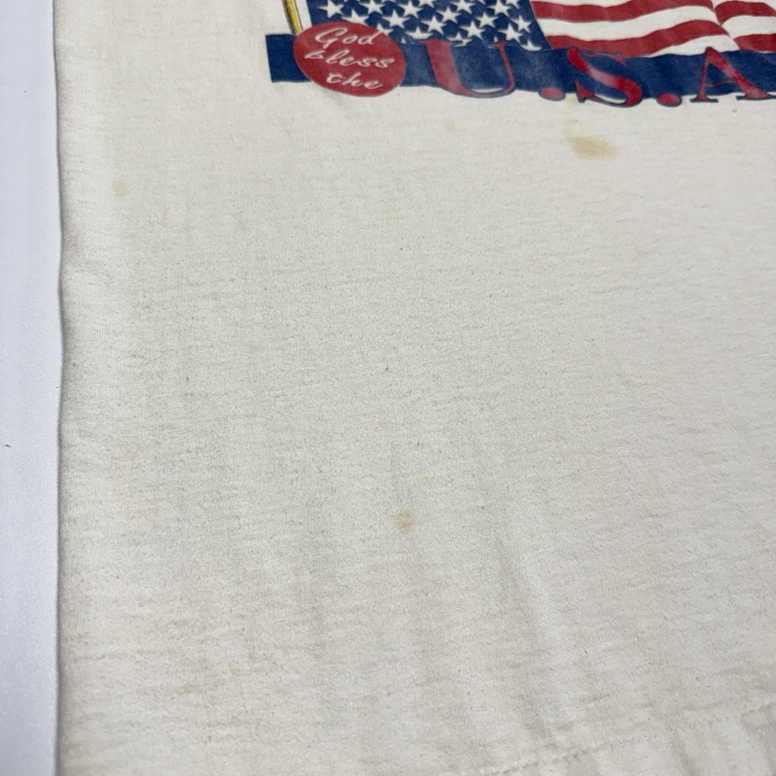 Vintage Vintage American Flag Blad Eagle T Shirt Mens M 18x27.5 USA Size US M / EU 48-50 / 2 - 10 Thumbnail