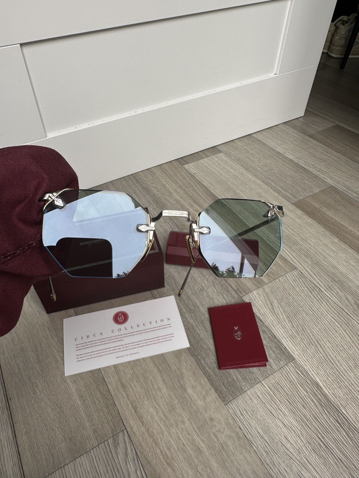 Jacques Marie Mage Jacques Marie Mage El Dorado Silver sunglasses Size ONE SIZE - 4 Thumbnail