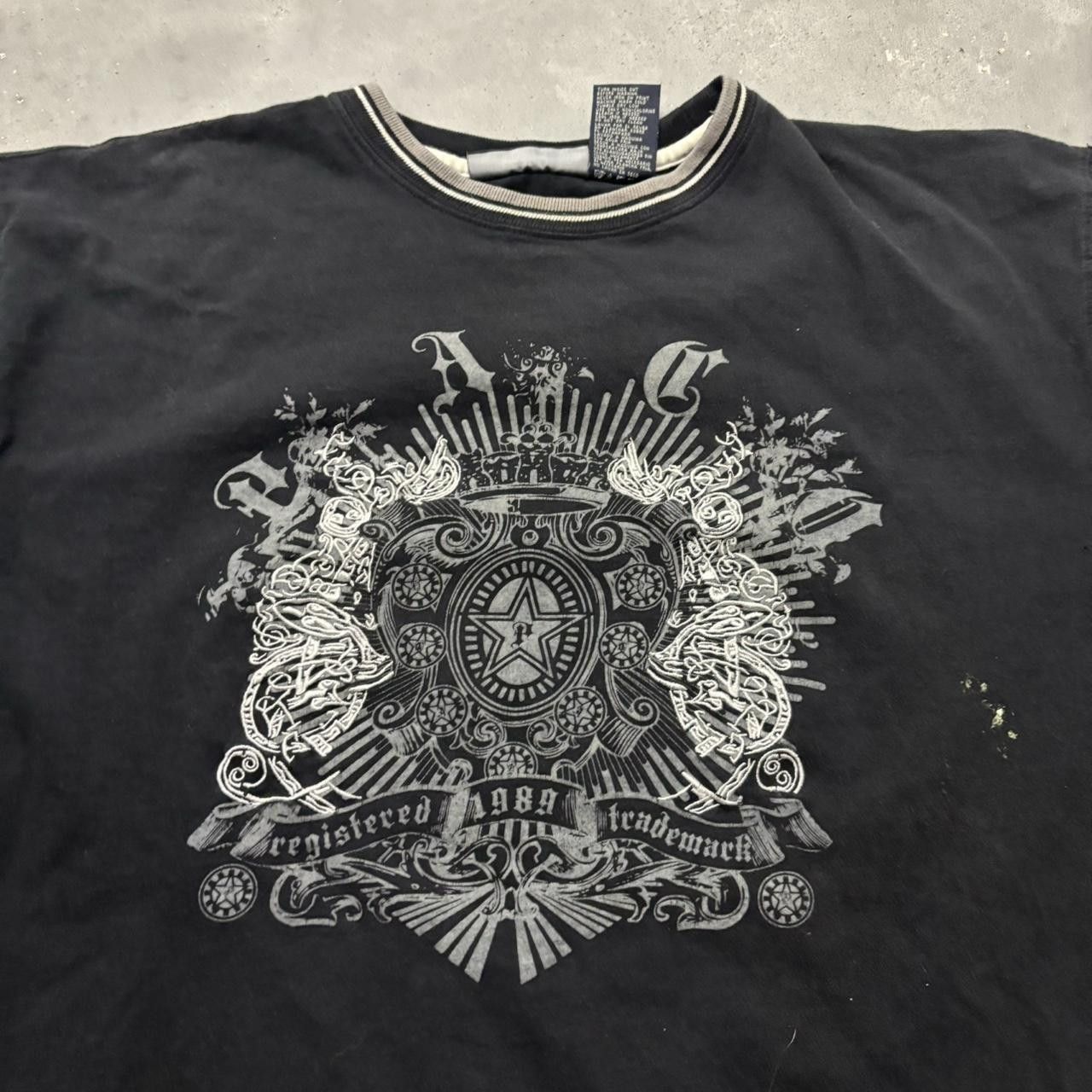 Japanese Brand × Vintage Crazy Vintage Y2K/2000s Grunge Cyber Goth Paco Jean Skater Graphic Tee! Size US XL / EU 56 / 4 - 2 Thumbnail