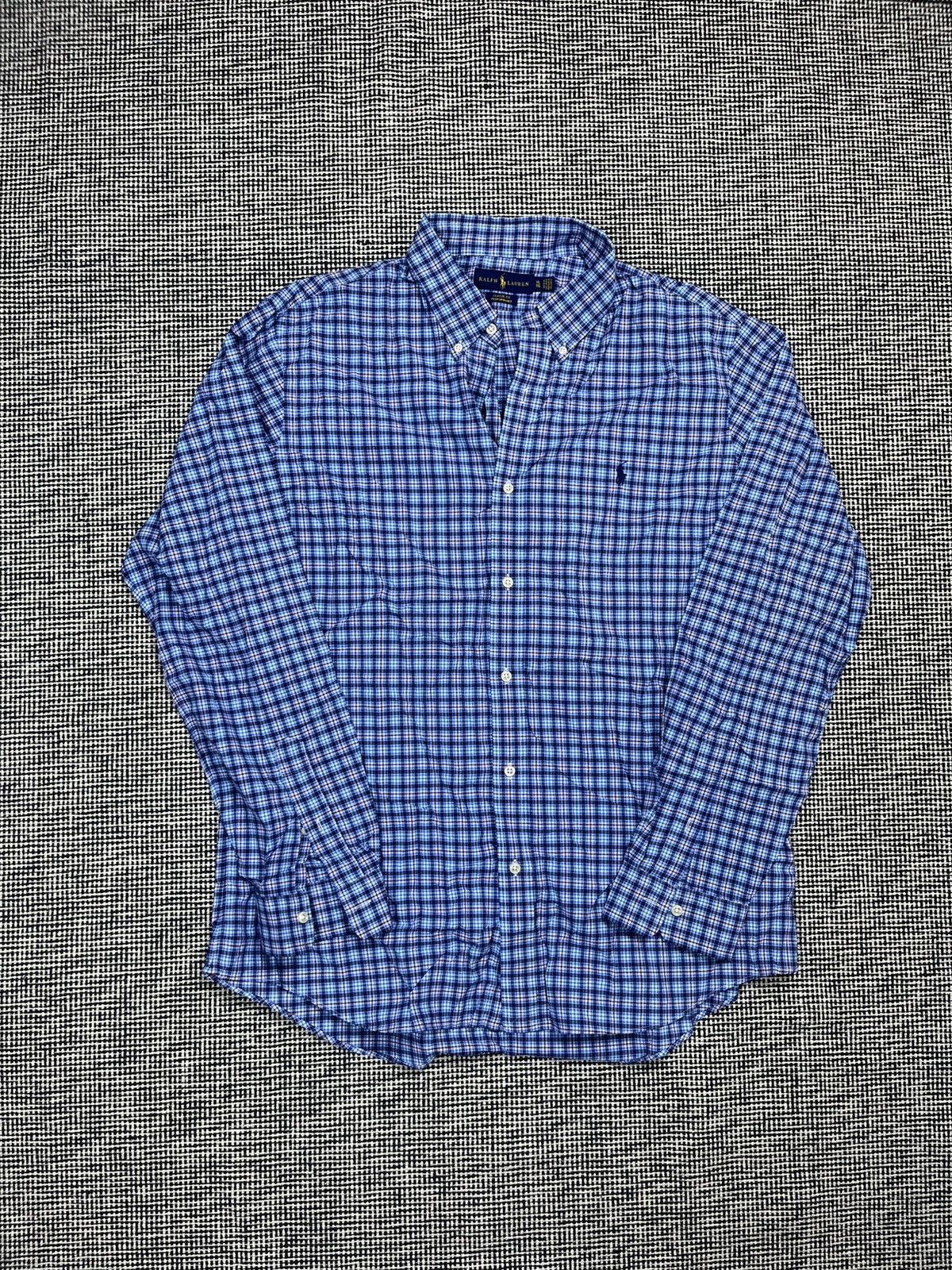 Polo Ralph Lauren Ralph Lauren XL classic fit performance nylon shirt checkerd Size US XL / EU 56 / 4 - 1 Thumbnail