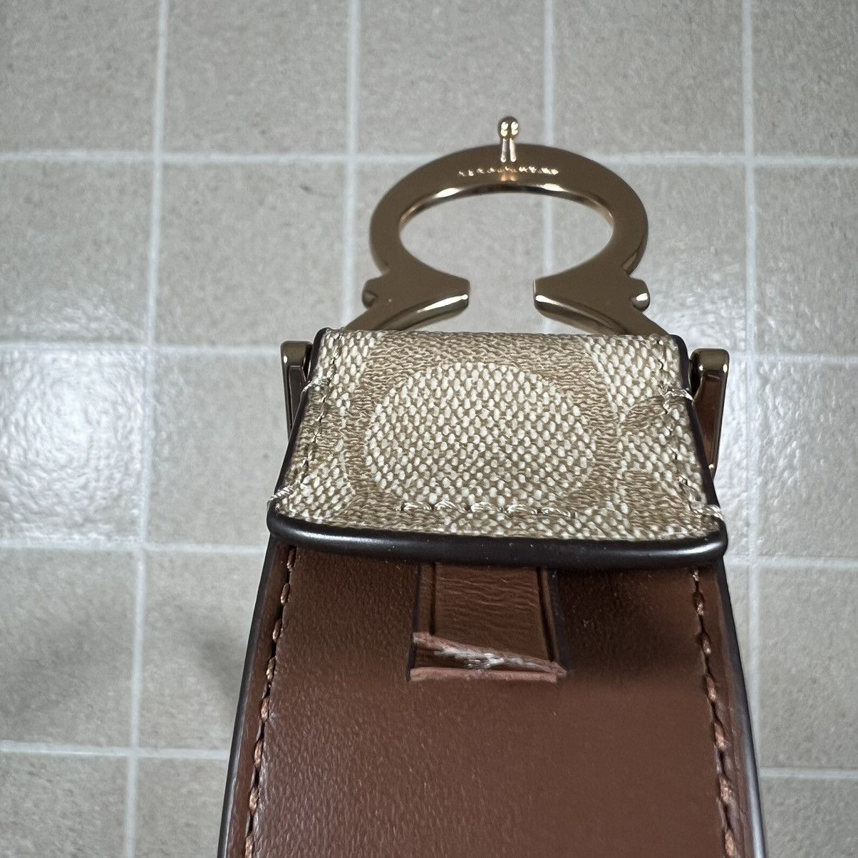Coach Coach Signature Buckle Belt 25mm Gold Tone Size S Size ONE SIZE - 8 Thumbnail