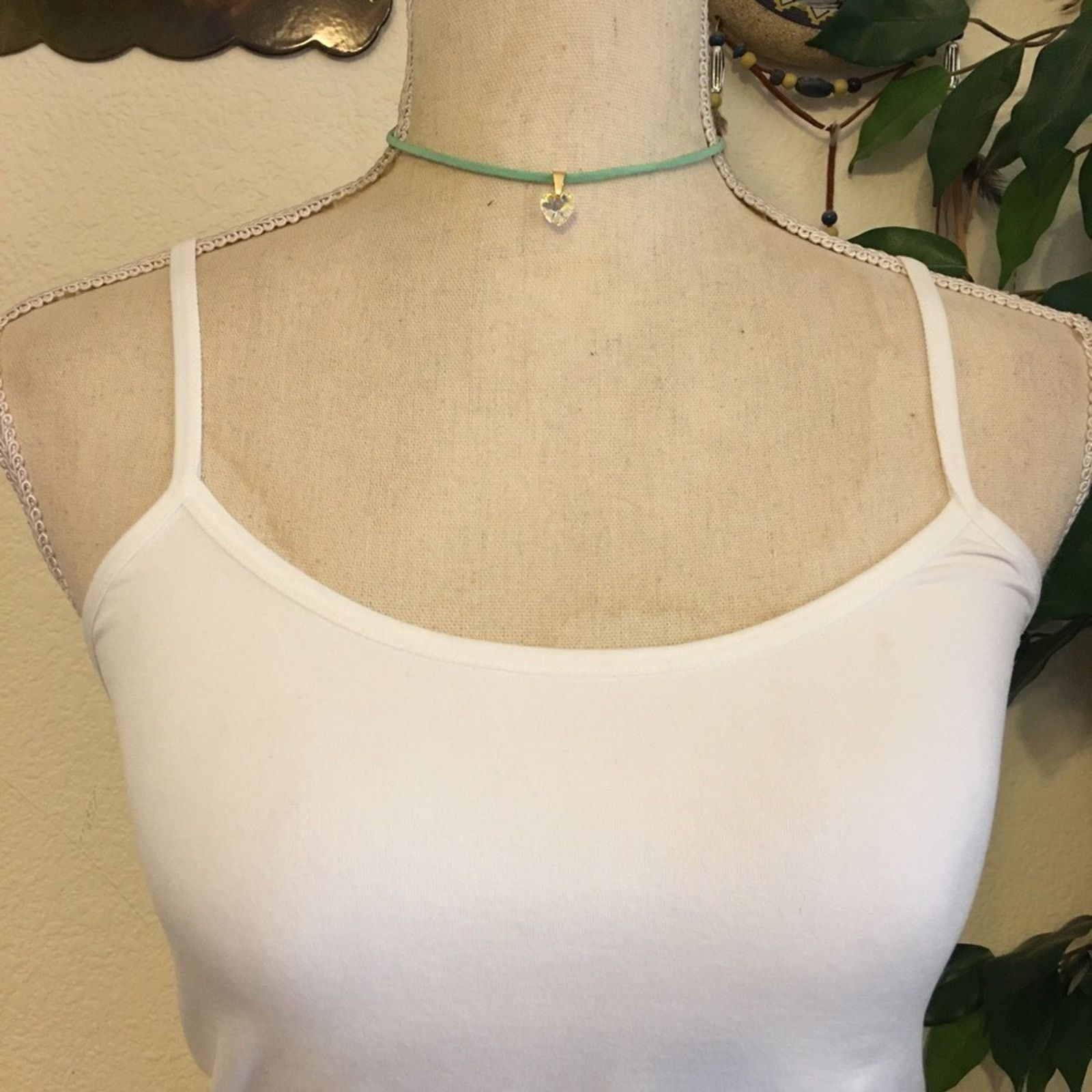 Jewelry Faceted lemon crystal heart choker necklace Size ONE SIZE - 3 Thumbnail