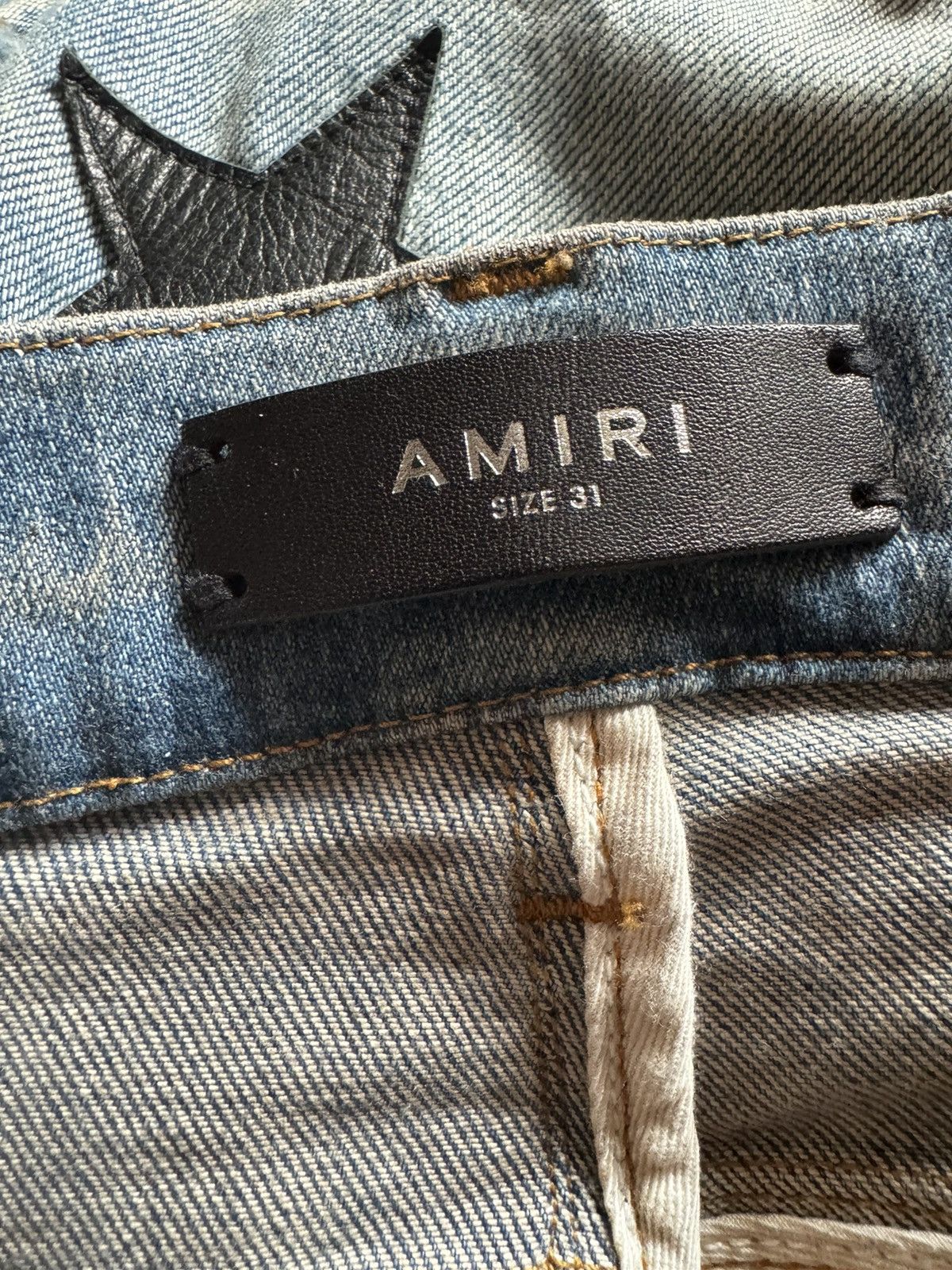 Amiri Amiri Black Stars jeans size 31 Size US 31 - 7 Thumbnail
