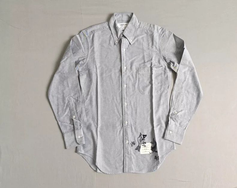 Thom Browne Thom Browne size1 Men's Oxford shirts Size US S / EU 44-46 / 1 - 1 Thumbnail