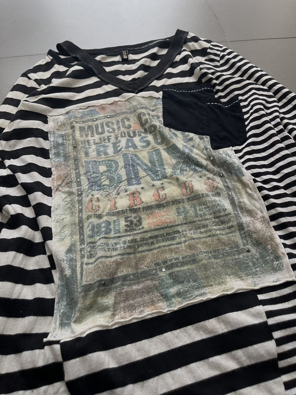 If Six Was Nine Japanese~BNX Patchwork Seditionaries Punk Style Long Sleeve Size US M / EU 48-50 / 2 - 6 Thumbnail