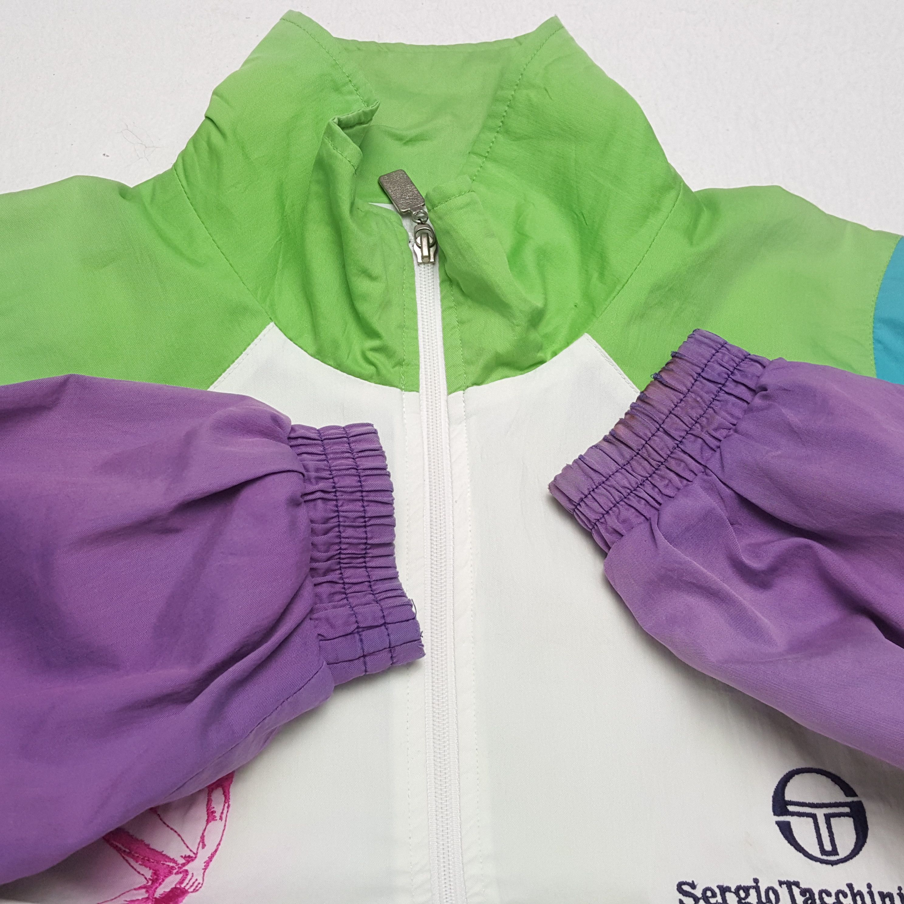 Japanese Brand × Sergio Tacchini × Vintage Vintage SERGIO TACHINI Tennis Sportswear Windbreaker Jacket Size US L / EU 52-54 / 3 - 8 Thumbnail
