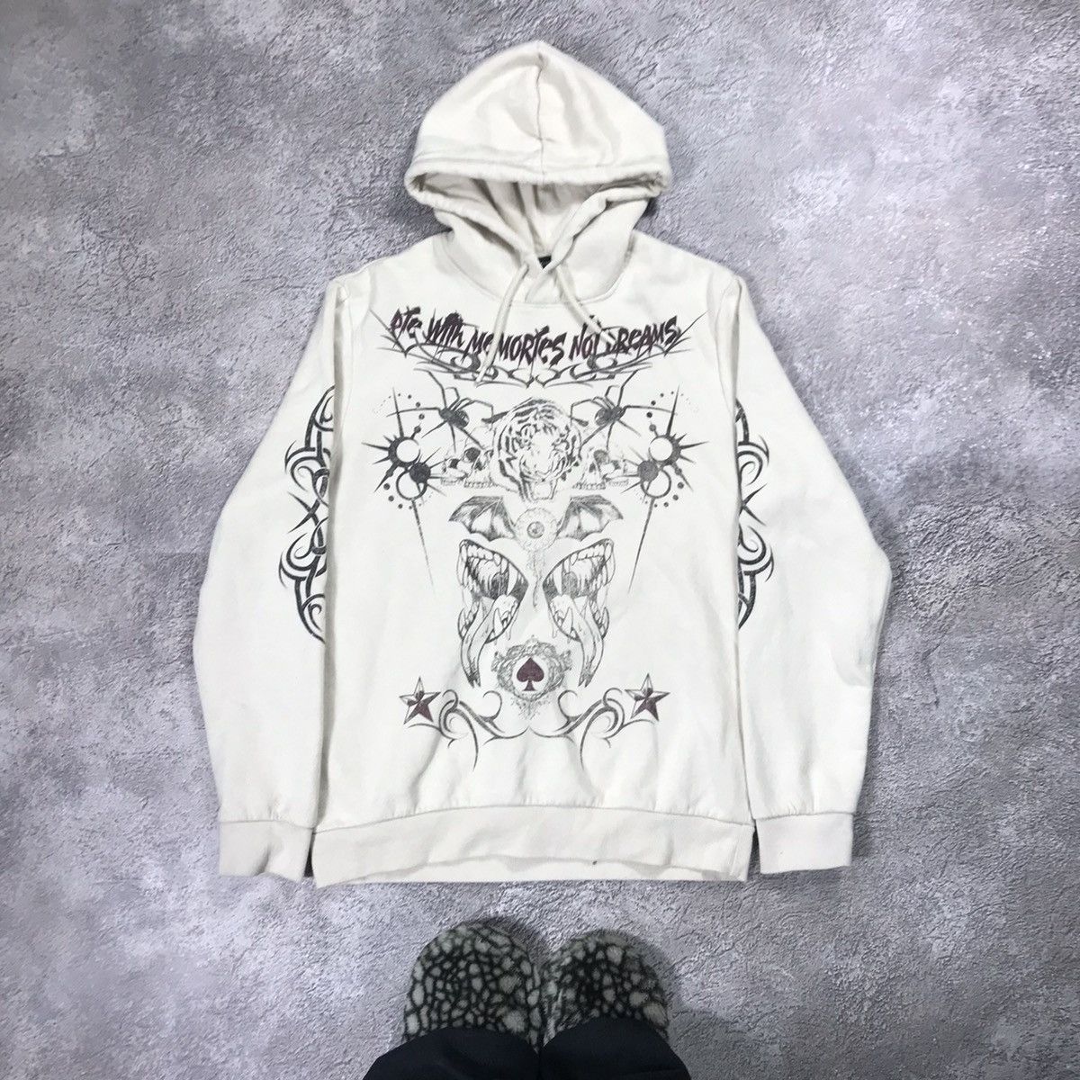 Vintage Vintage Y2K Occult Graphic Hoodie Grunge Dark Academia M Size US M / EU 48-50 / 2 - 1 Thumbnail