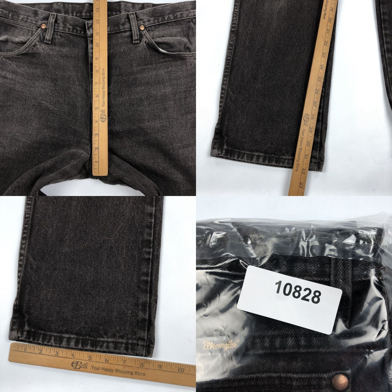 Wrangler Wrangler Jeans Straight 35x32 Regular Brown Wash Denim Men 936KCL 100 Cotton 5-Pocket Size US 35 - 8 Thumbnail