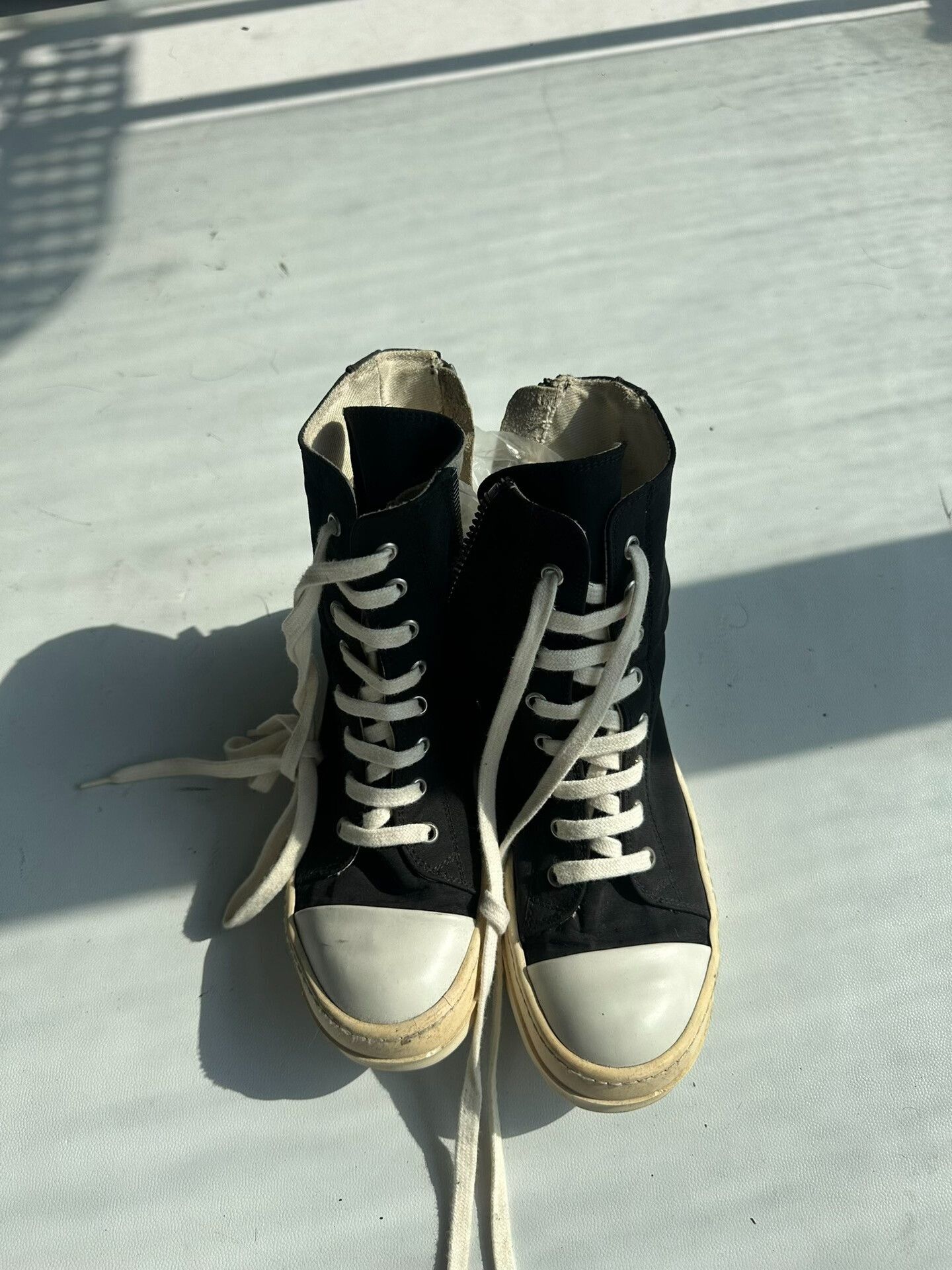 Rick Owens Drkshdw Rick Owens Drkshdw Converse Sneakers Size US 5.5 / EU 38 - 1 Thumbnail